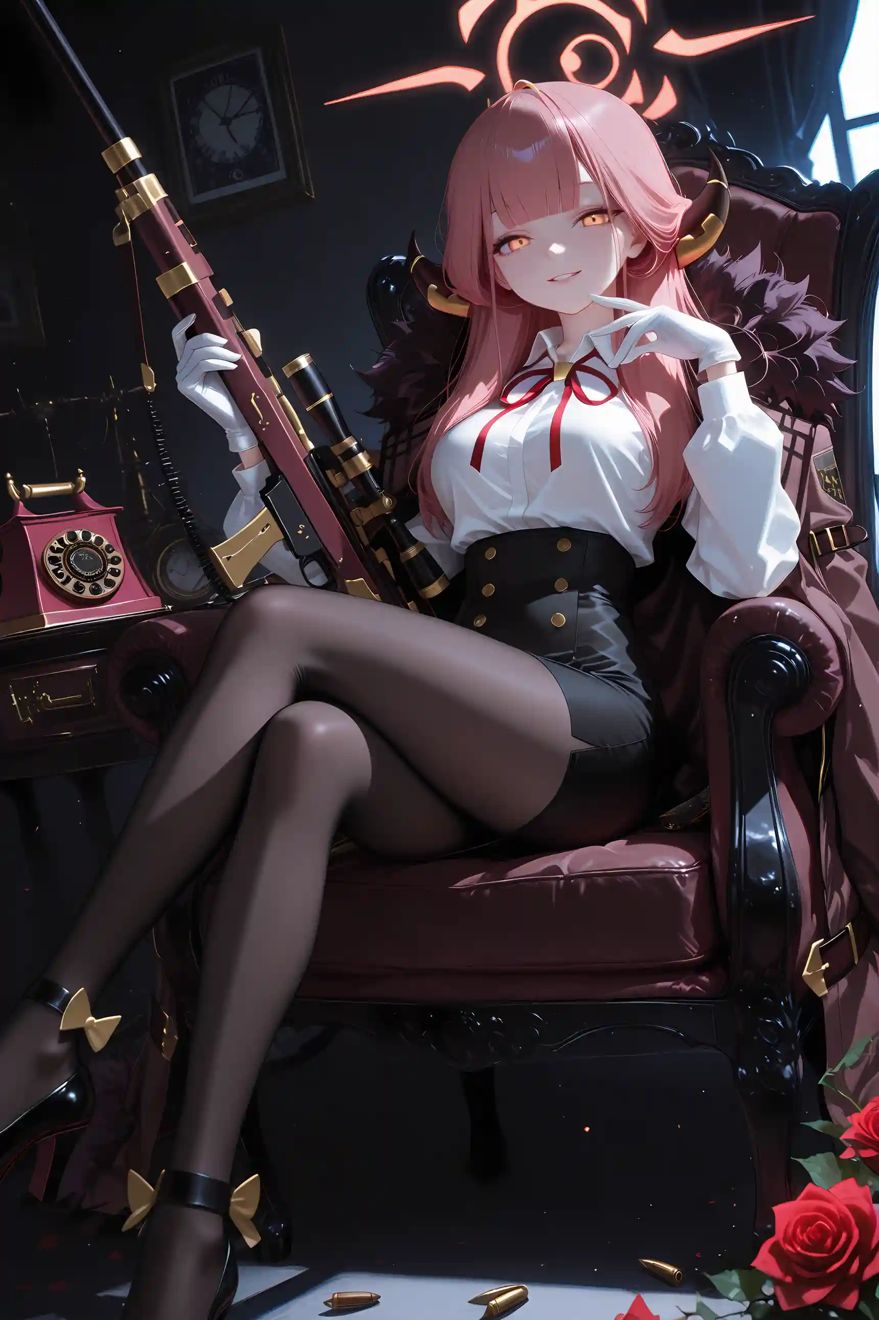 图片[7]-二次元COS分享碧蓝档案 陆八魔亚瑠-教室中的俏皮恶魔风-二次元COS分享次元吧