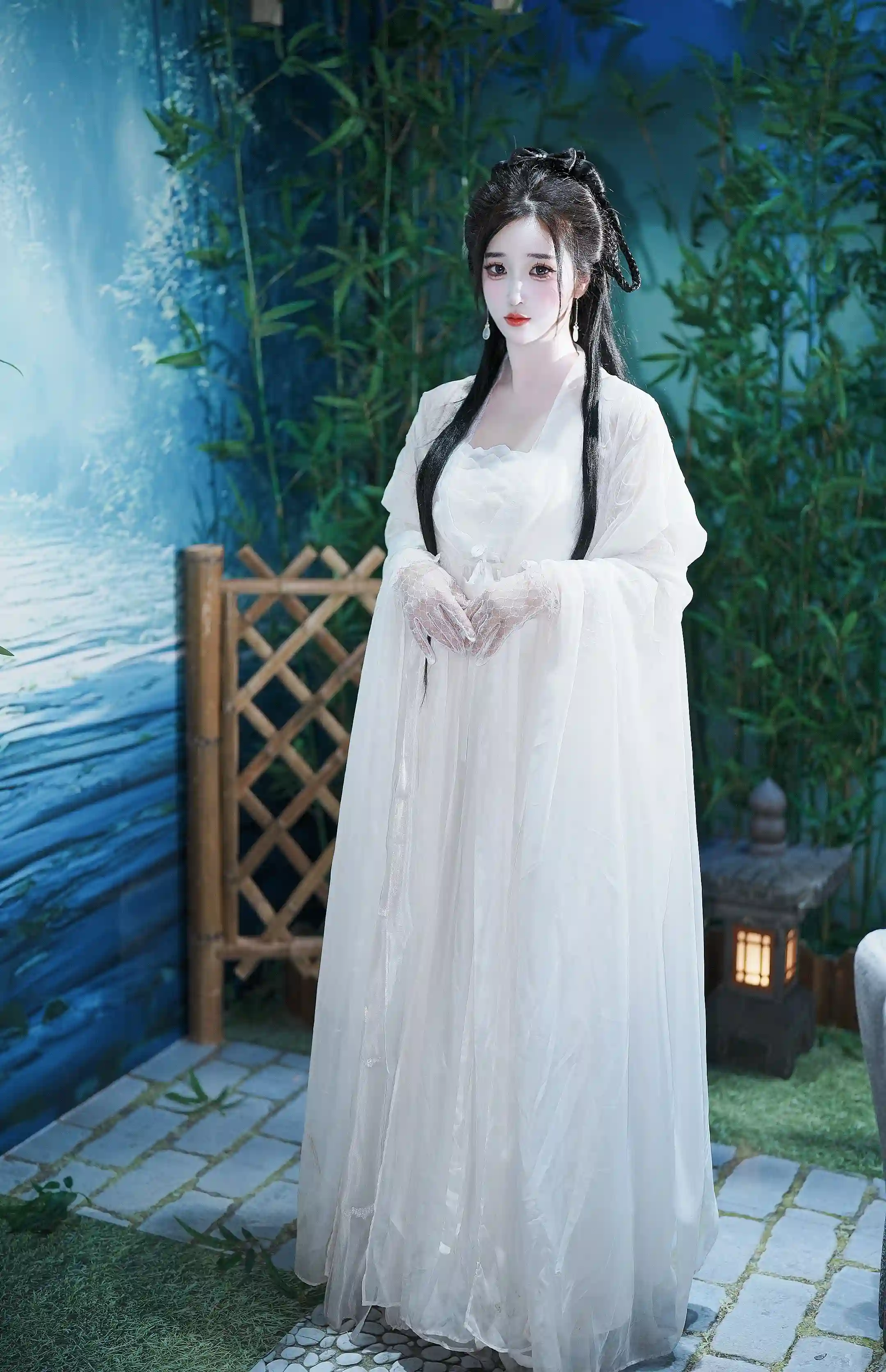 图片[9]-二次元COS分享[COSplay]白衣小龙女，执笛于山水间-二次元COS分享次元吧