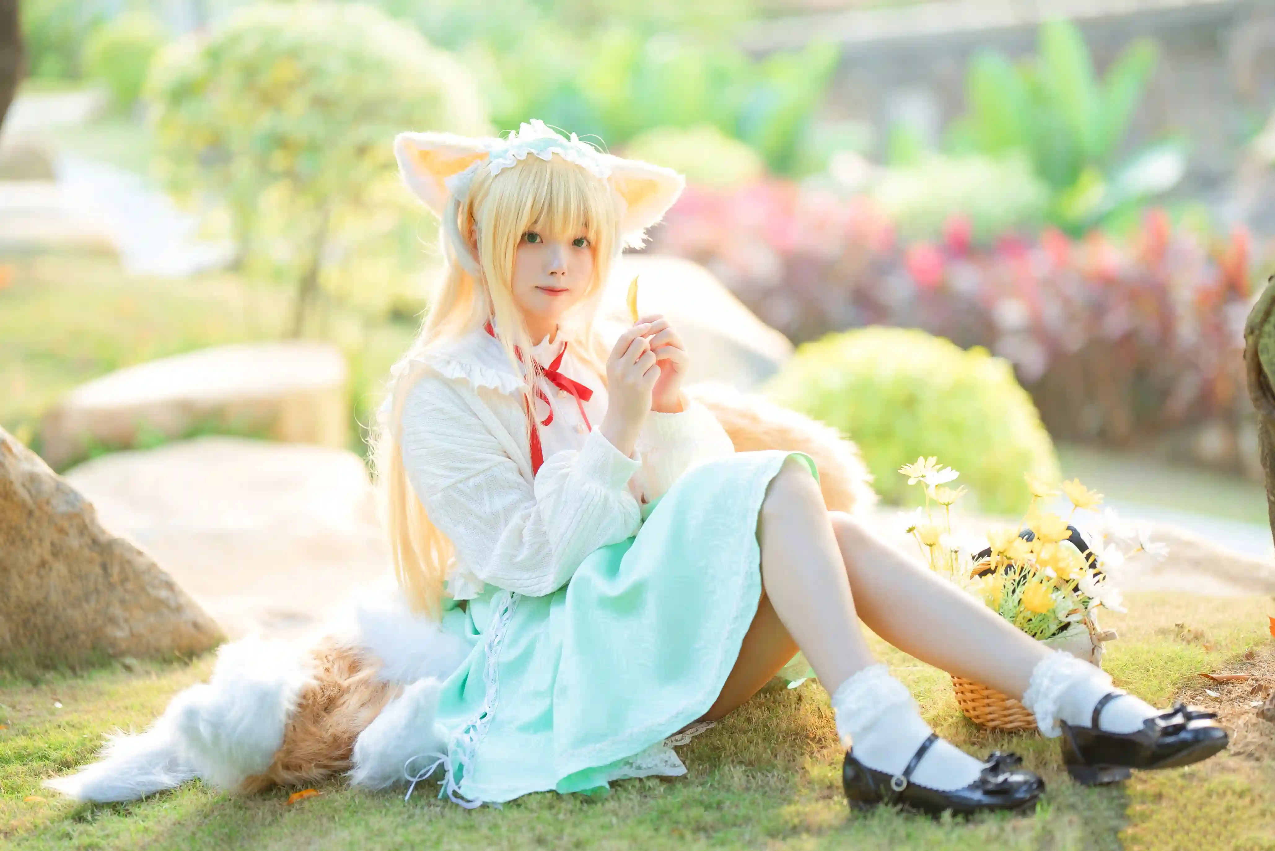 [COSplay]明日方舟 春之颂 铃兰-二次元COS分享次元吧