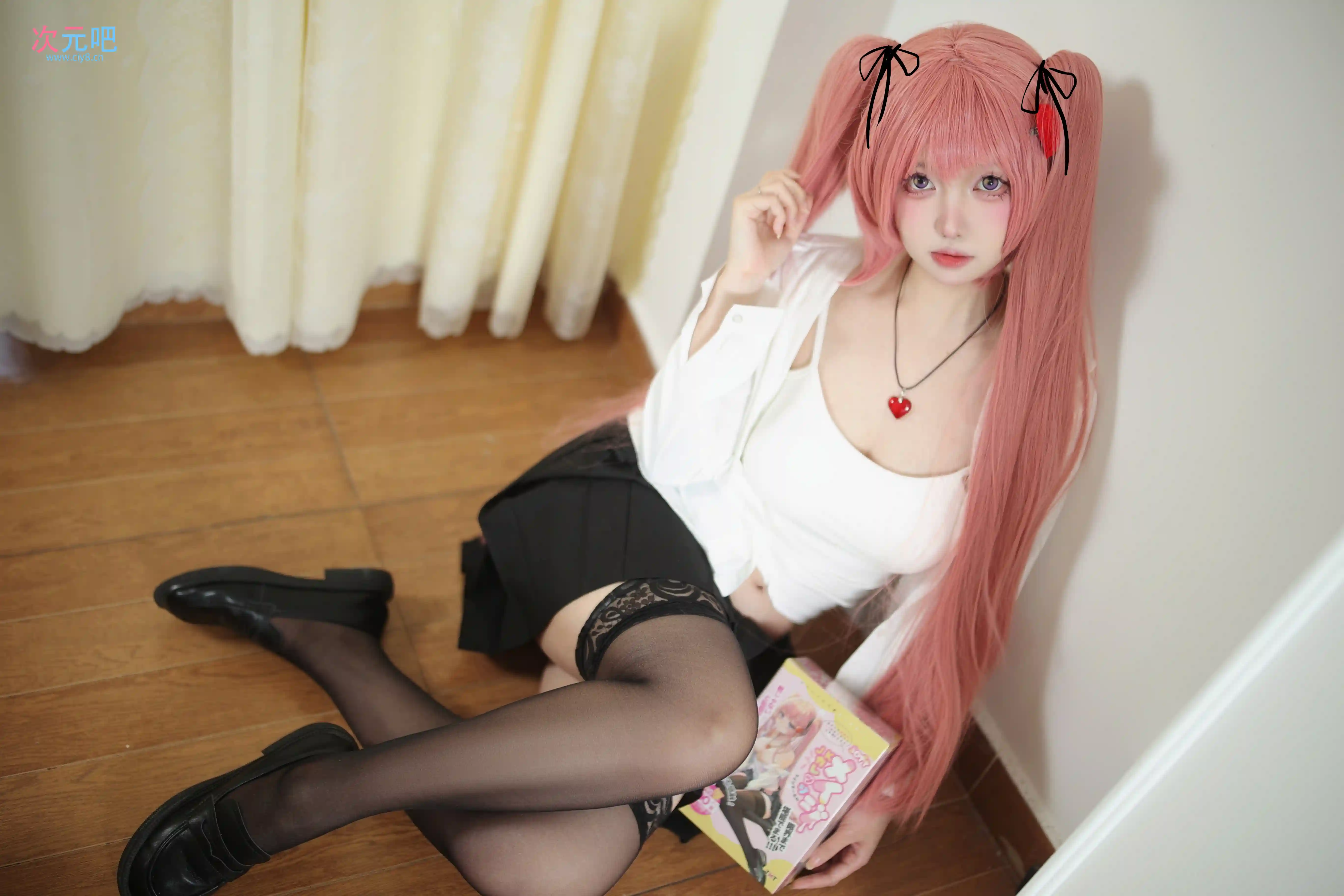 洛桑w伊梓 – 学妹黄裙-二次元COS分享次元吧