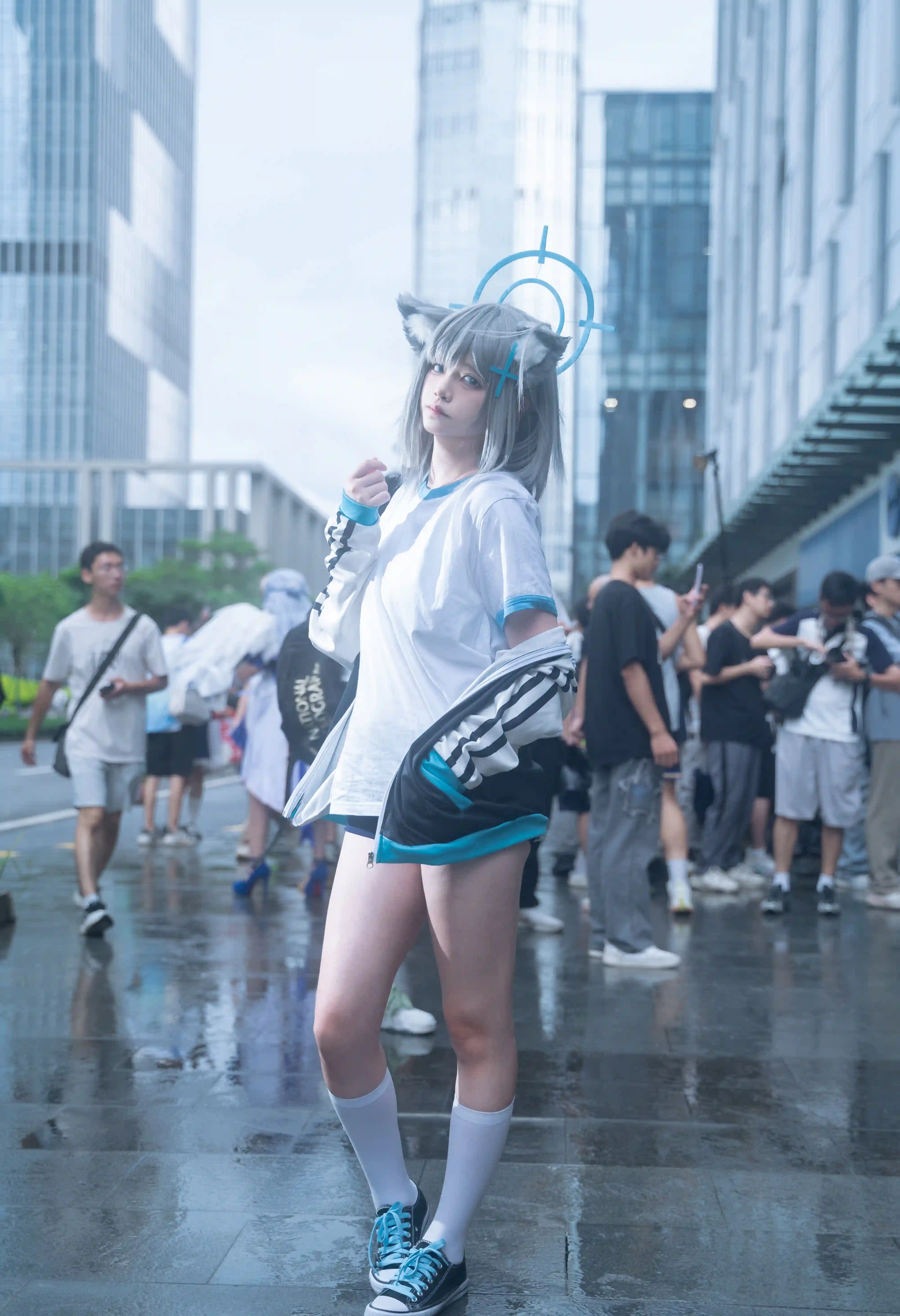 图片[3]-二次元COS分享[COSplay]蔚蓝档案 砂狼白子 雨天-二次元COS分享次元吧