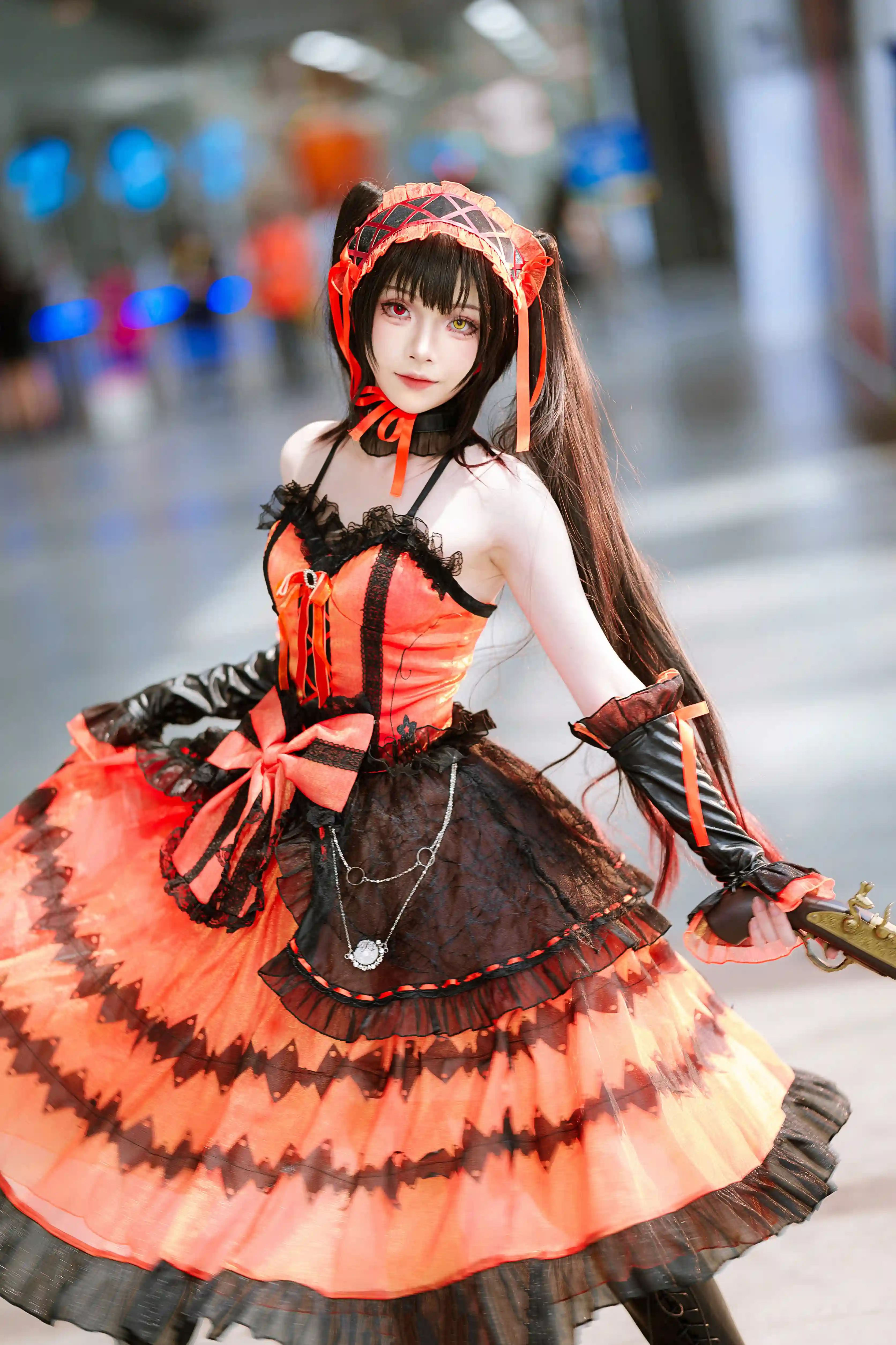 图片[5]-二次元COS分享[COSplay]约会大作战 时崎狂三-哥特裙装，双枪登场-二次元COS分享次元吧