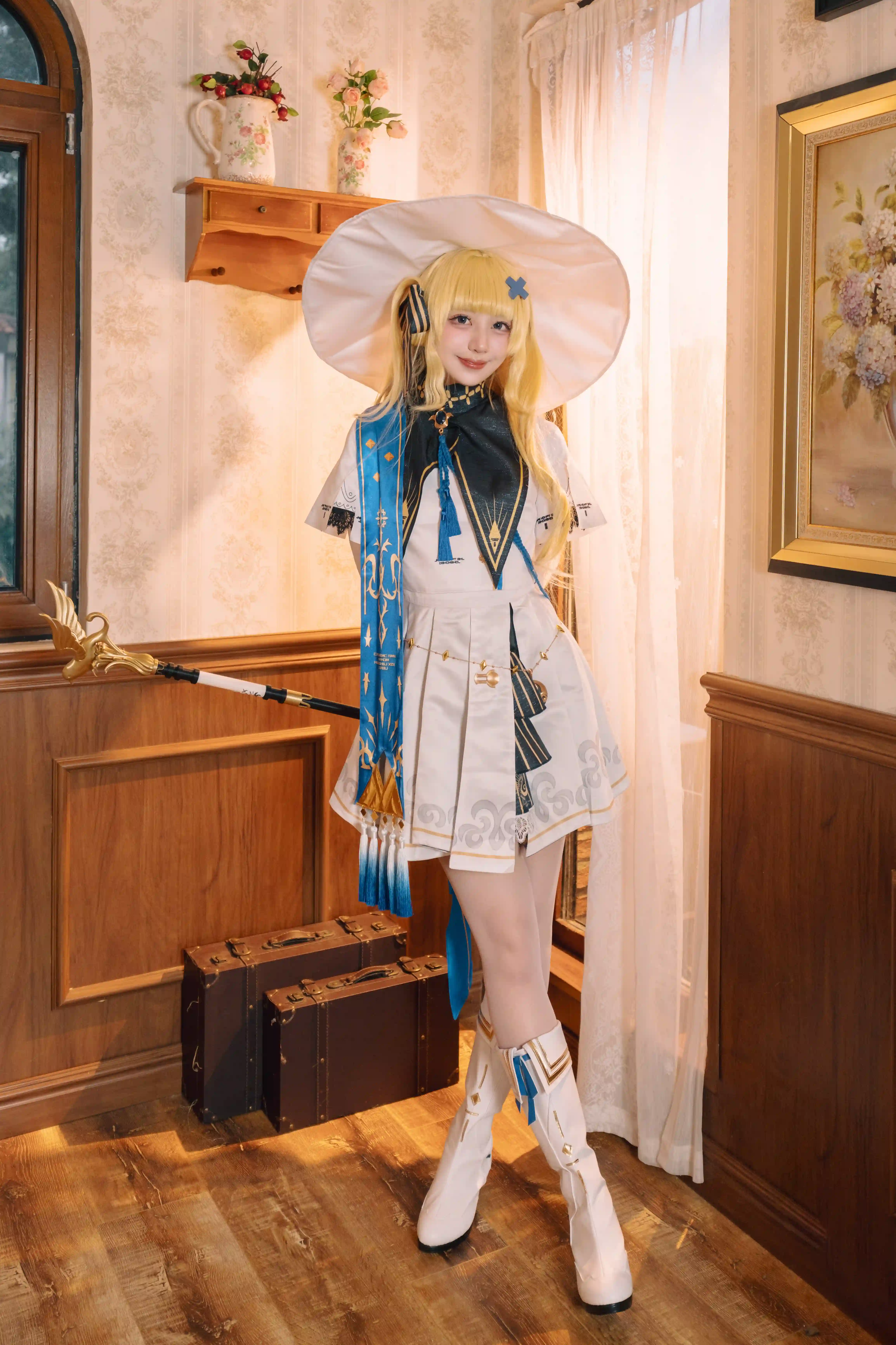 图片[7]-二次元COS分享[COSplay]鸣潮 菲比 在复古空间，还原优雅魔导士风姿-二次元COS分享次元吧