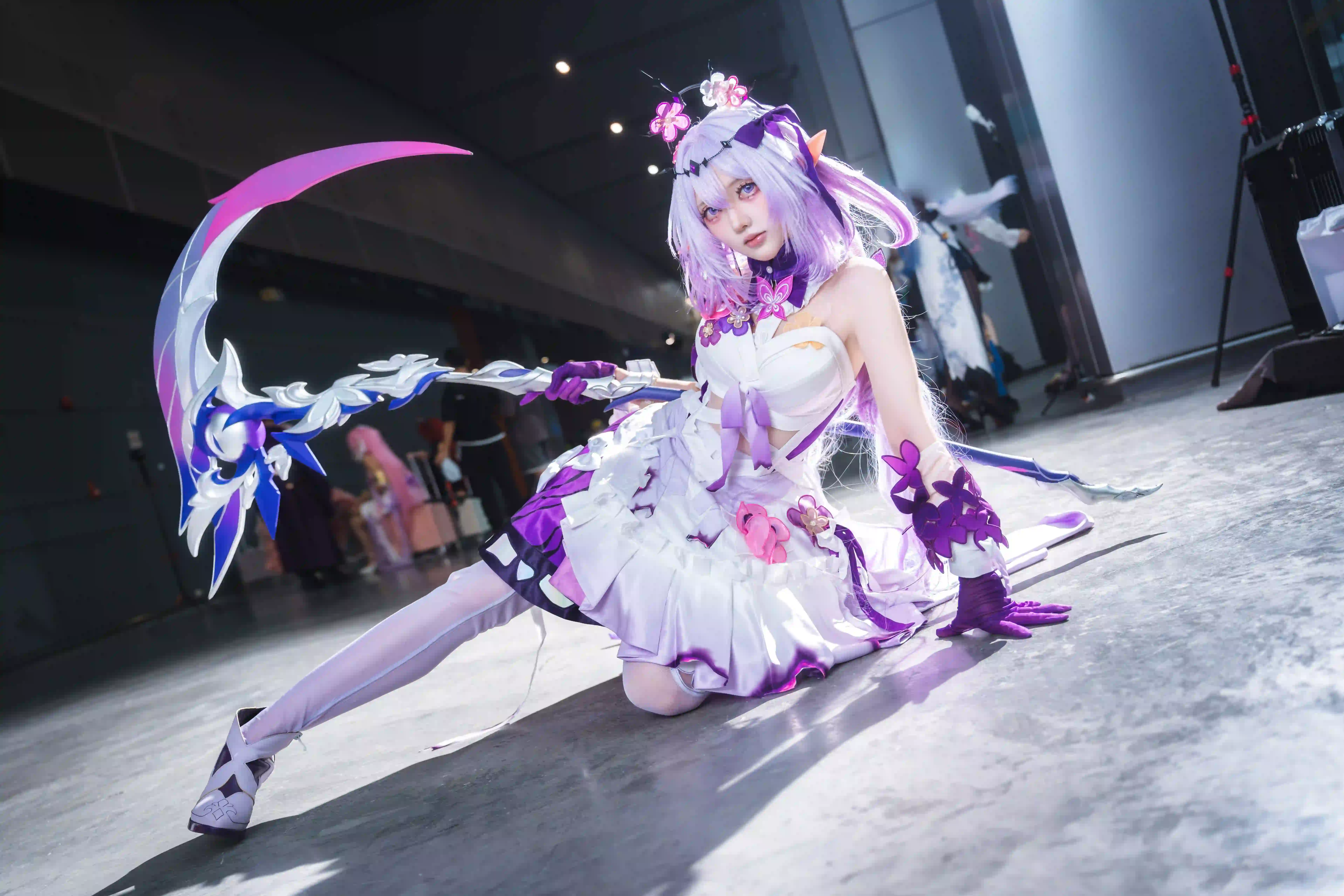 图片[1]-二次元COS分享[COSplay]崩坏：星穹铁道遐蝶，漫展中的梦幻造型-二次元COS分享次元吧