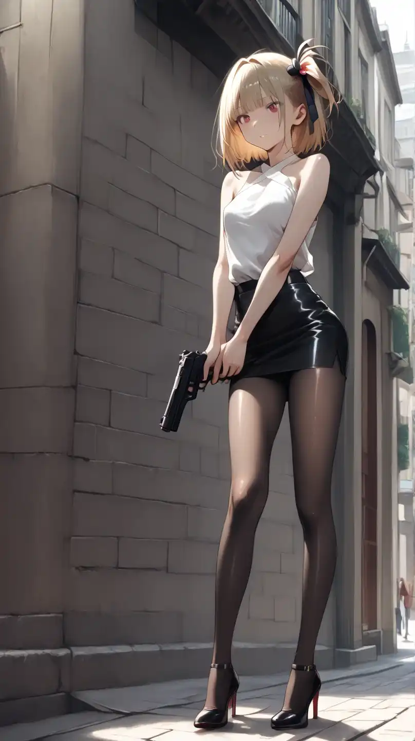 图片[12]-二次元COS分享莉可丽丝 錦木千束 复古街道上，持枪少女，气场拉满待启新篇-二次元COS分享次元吧
