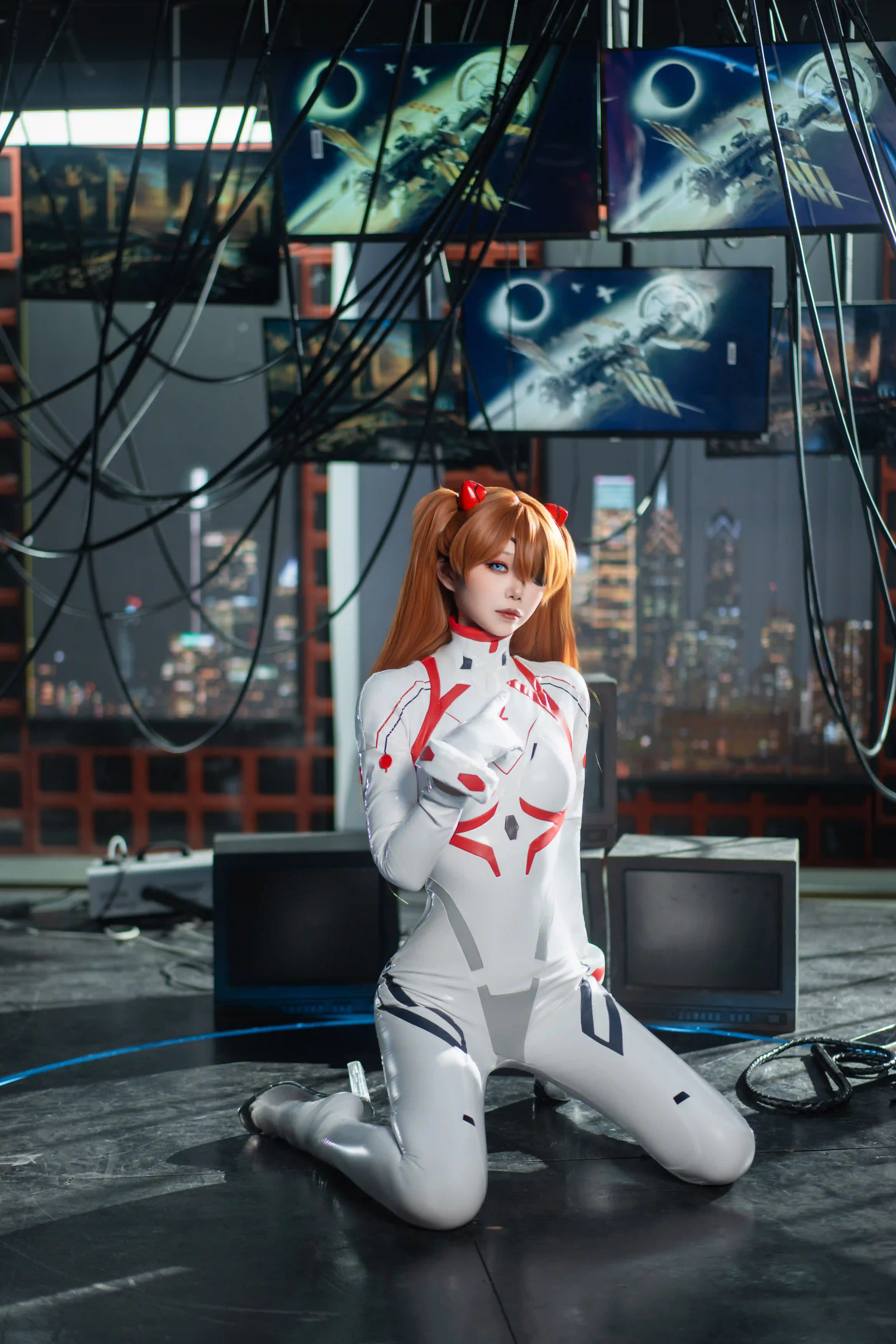 图片[13]-二次元COS分享[COSplay]新世纪福音战士 明日香，在科技感场景中尽显飒爽-二次元COS分享次元吧