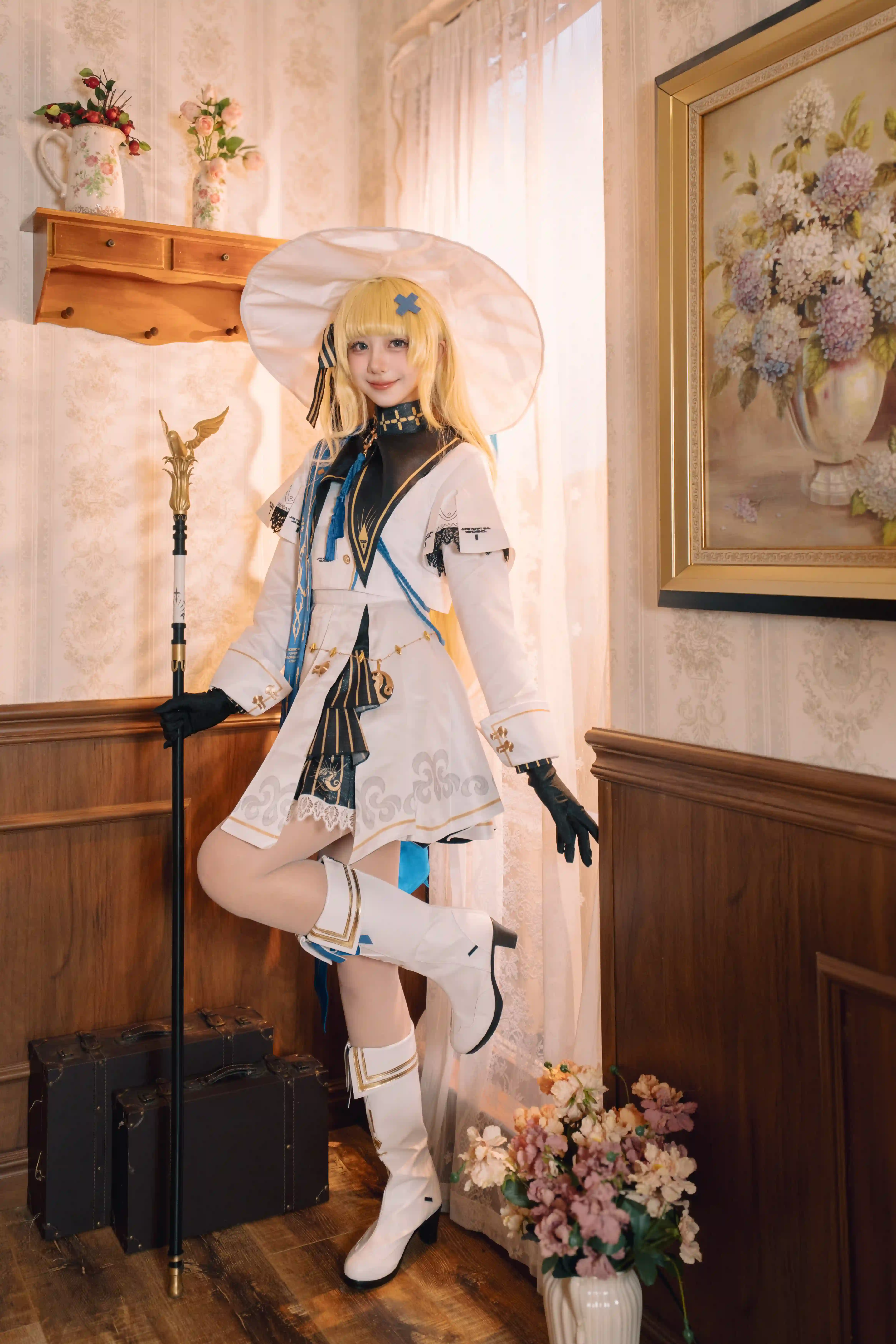 图片[6]-二次元COS分享[COSplay]鸣潮 菲比 在复古空间，还原优雅魔导士风姿-二次元COS分享次元吧