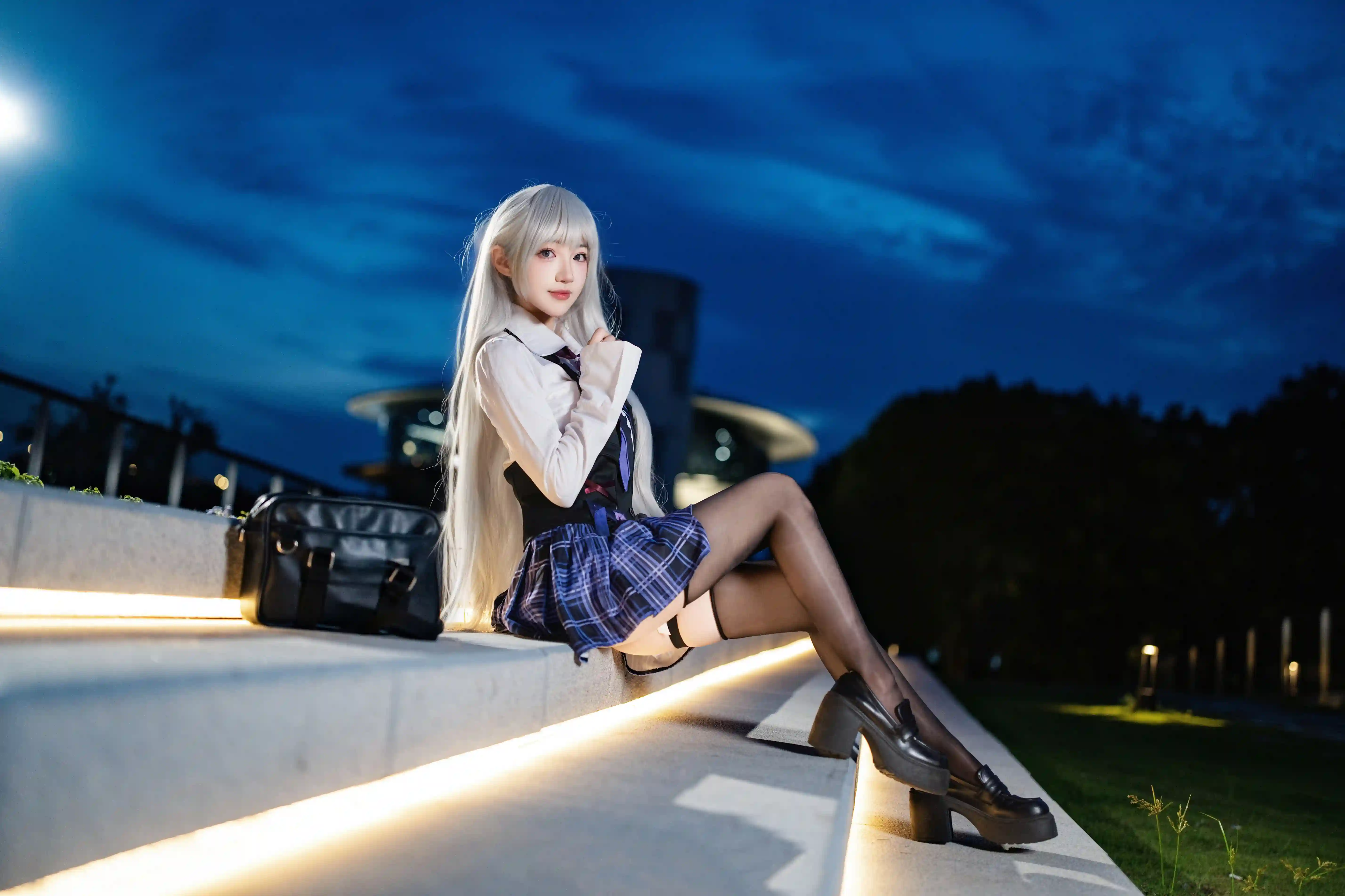 [COSplay]不要叫莹莹，要叫学姐哦~-二次元COS分享次元吧