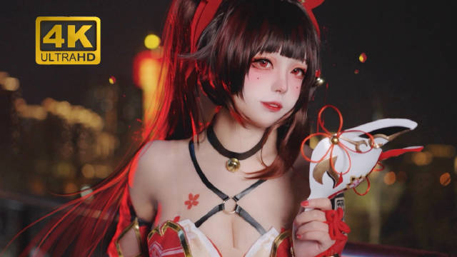 崩坏星穹铁道 花火-夜色之下，红妆持假面尽显飒爽-二次元COS分享次元吧