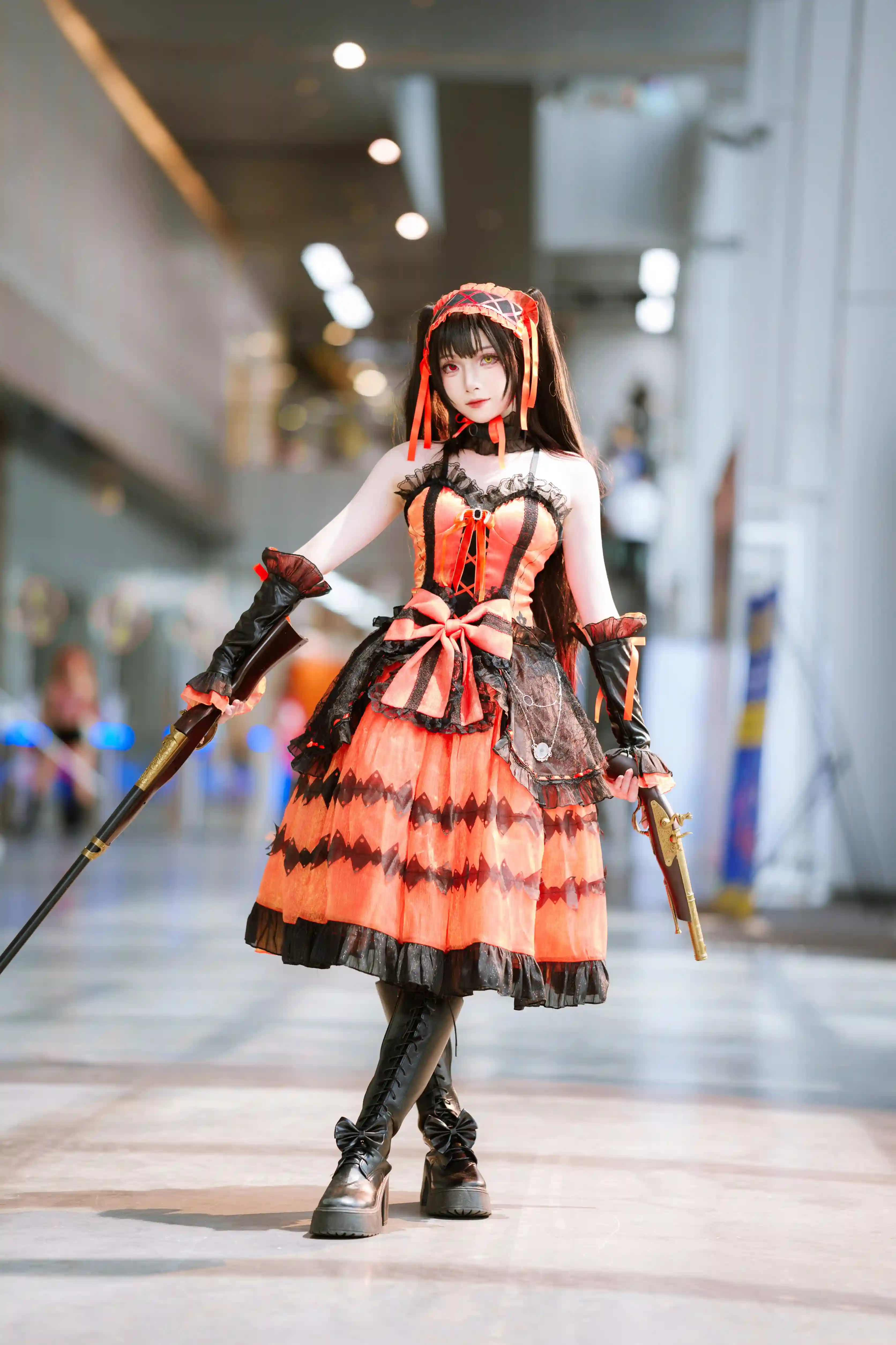 图片[9]-二次元COS分享[COSplay]约会大作战 时崎狂三-哥特裙装，双枪登场-二次元COS分享次元吧