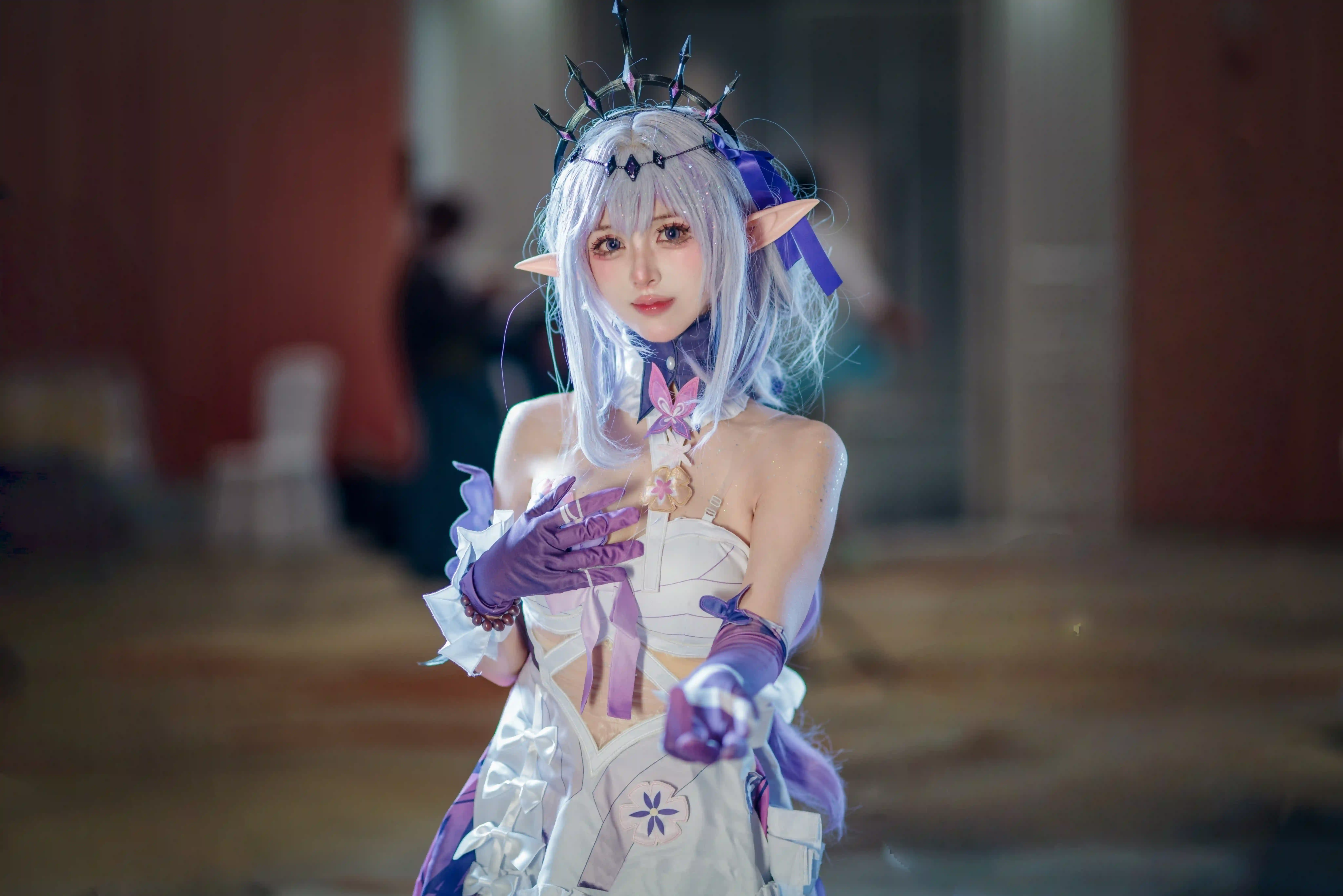 [COSplay]崩坏星穹铁道 遐蝶，梦幻COS尽显优雅-二次元COS分享次元吧