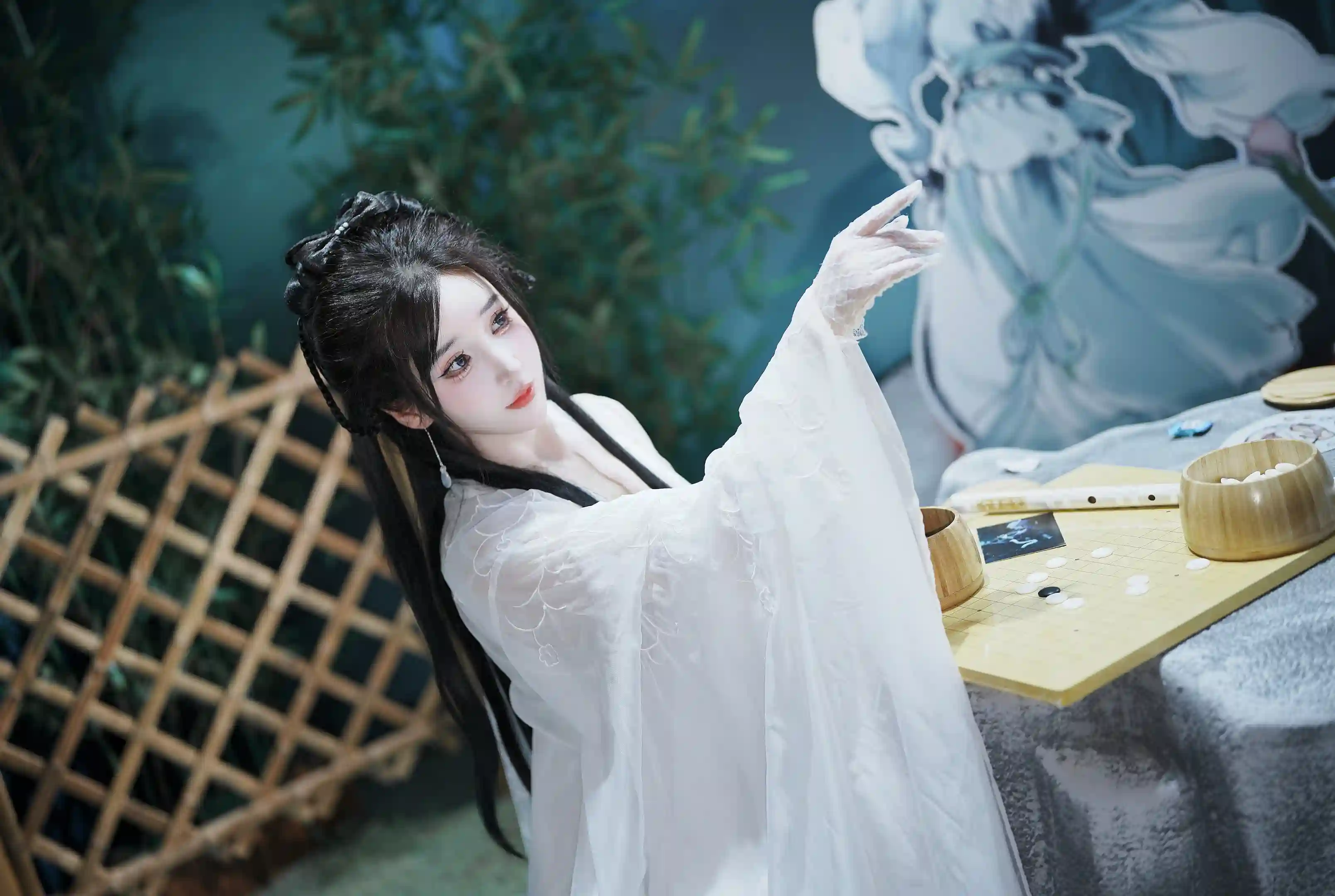 图片[4]-二次元COS分享[COSplay]白衣小龙女，执笛于山水间-二次元COS分享次元吧