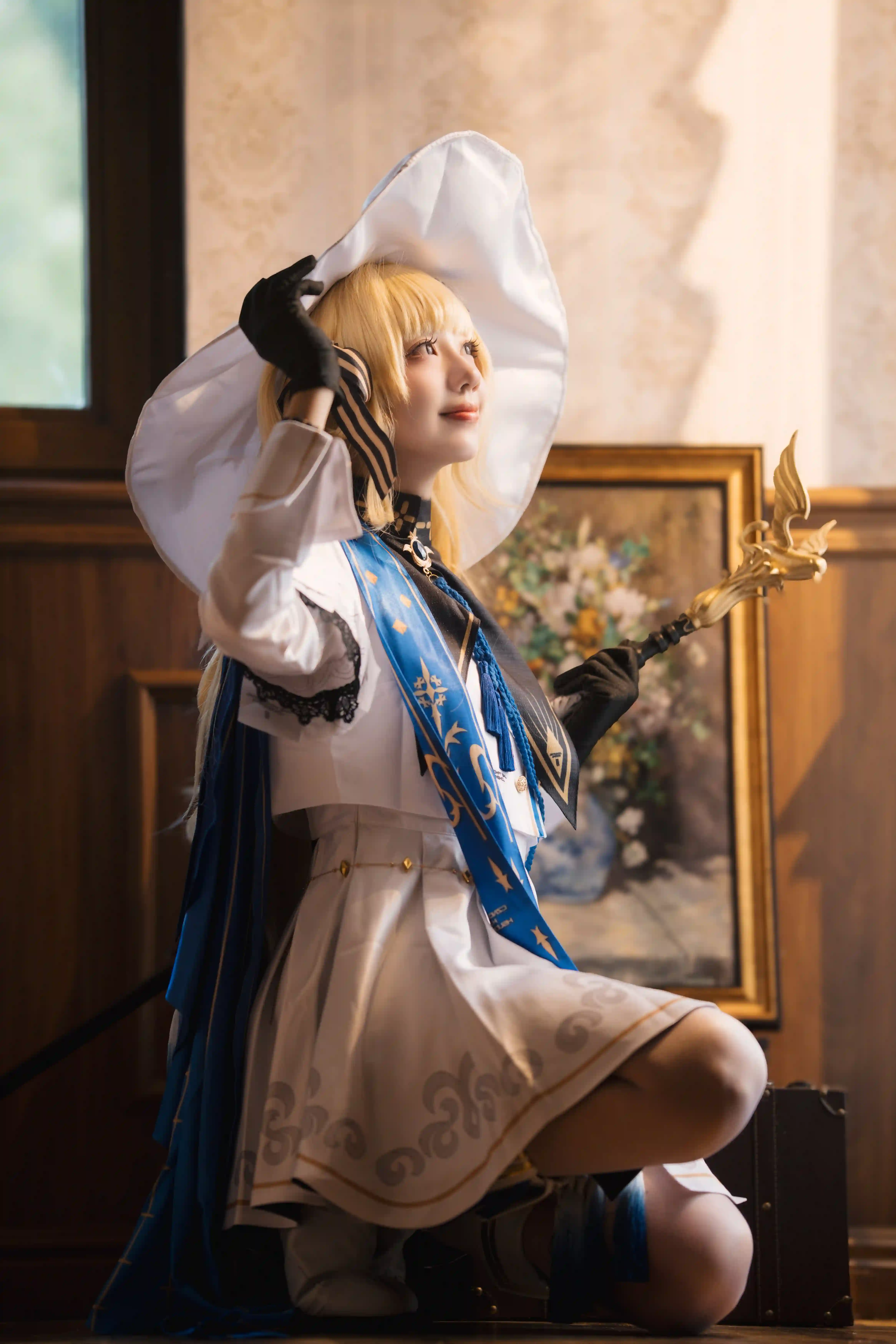 图片[9]-二次元COS分享[COSplay]鸣潮 菲比 在复古空间，还原优雅魔导士风姿-二次元COS分享次元吧
