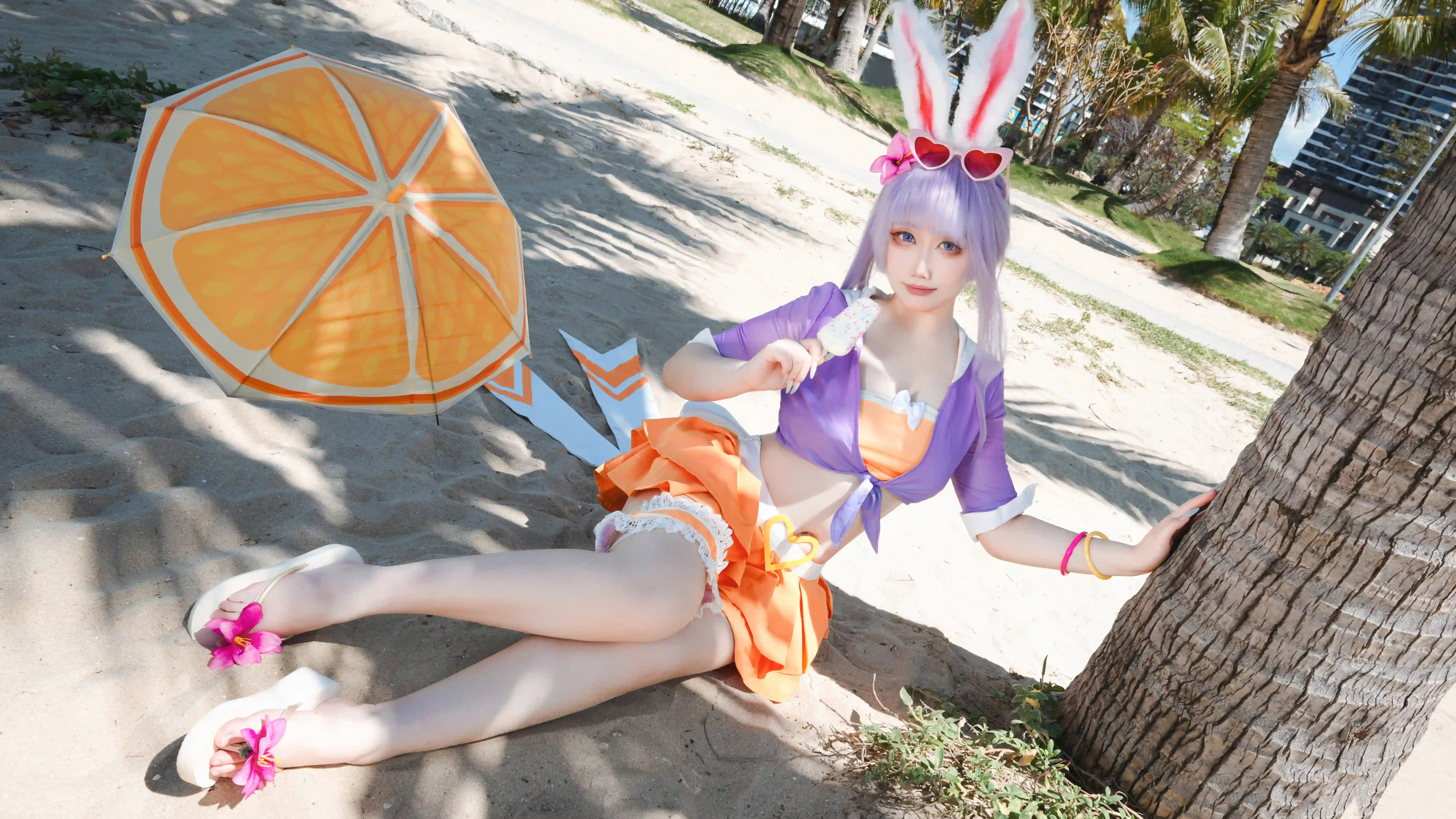 [COSplay]王者荣耀 公孙离蜜橘之夏-二次元COS分享次元吧