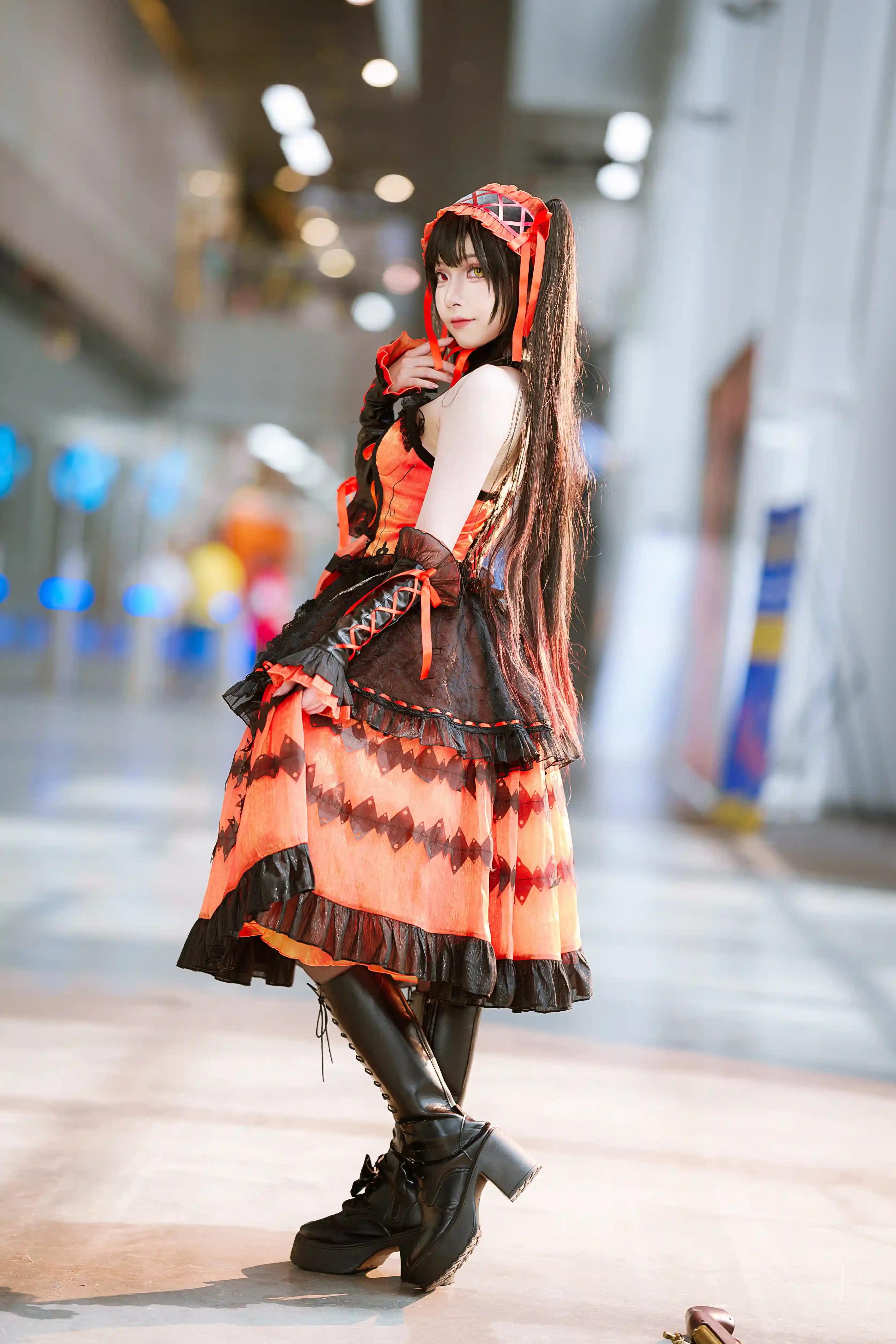 图片[7]-二次元COS分享[COSplay]约会大作战 时崎狂三-哥特裙装，双枪登场-二次元COS分享次元吧