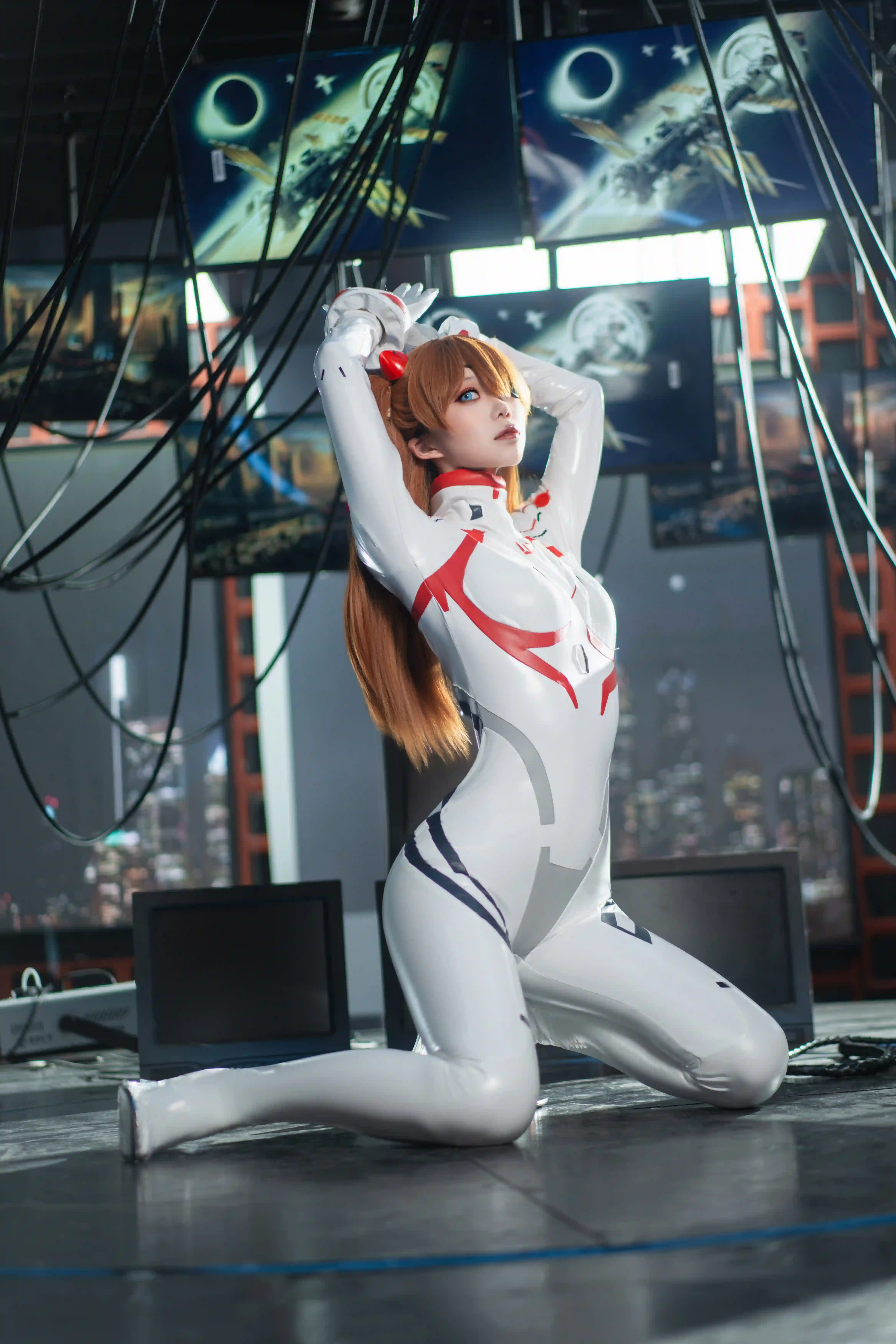 图片[14]-二次元COS分享[COSplay]新世纪福音战士 明日香，在科技感场景中尽显飒爽-二次元COS分享次元吧