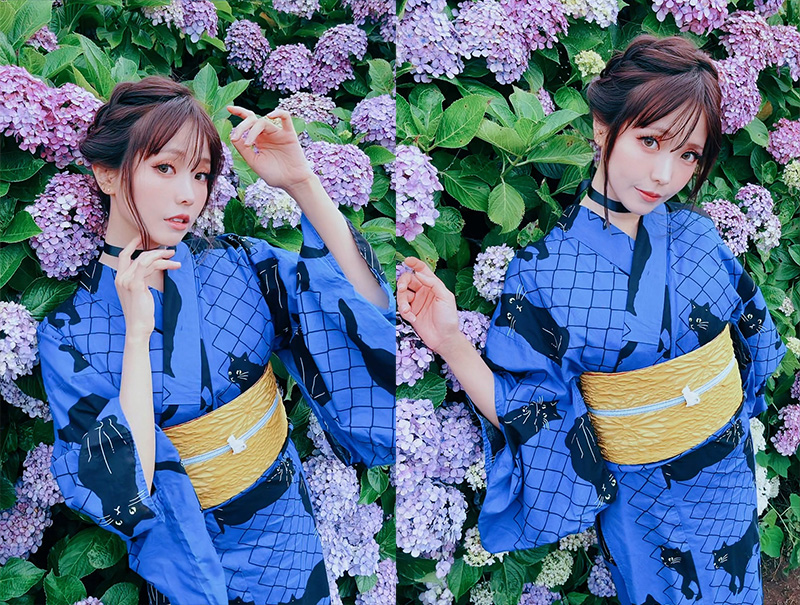 Ely_eee (ElyEE子) - Rainy Season Black Cat-二次元COS分享次元吧