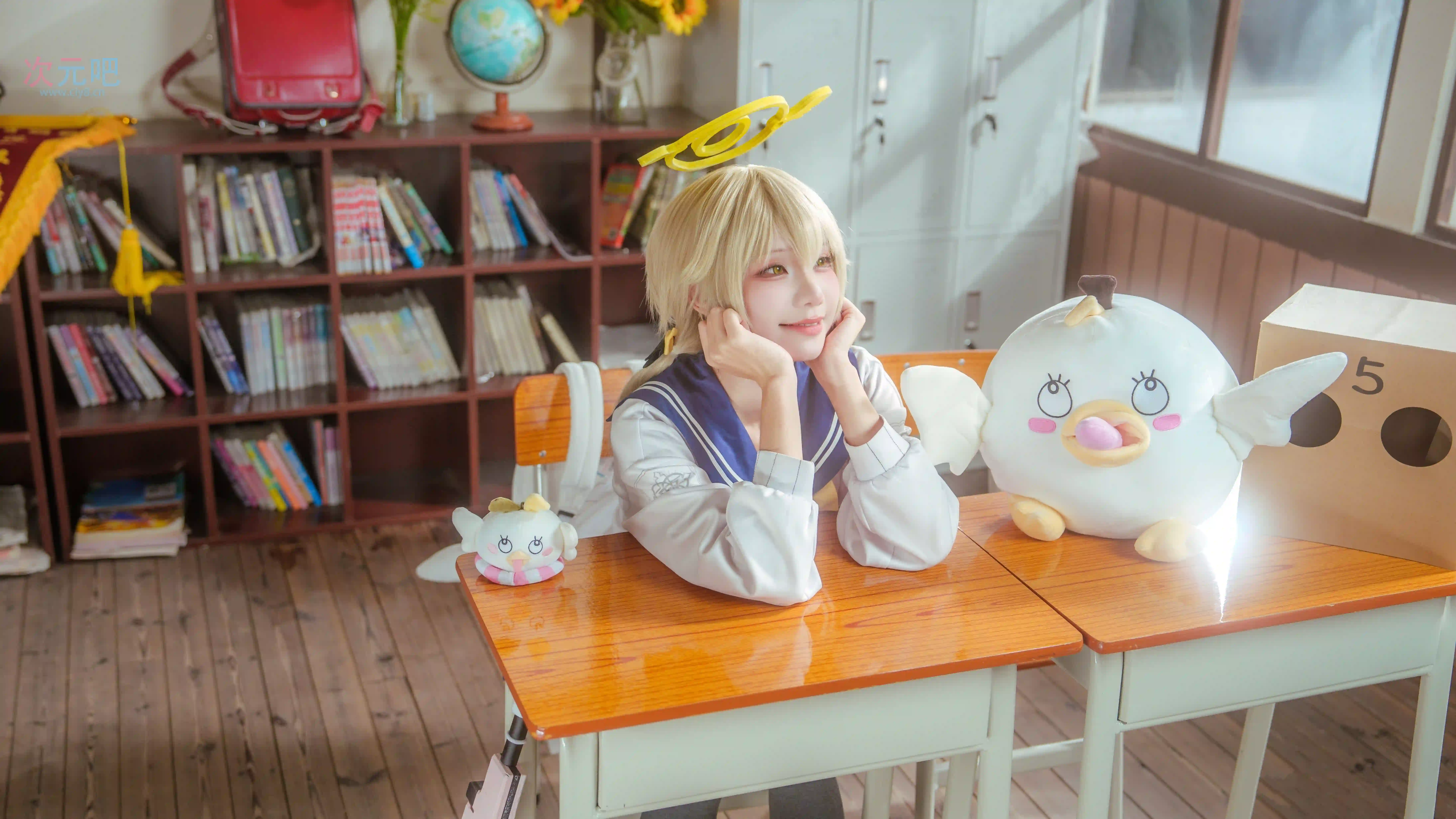 图片[3]-二次元COS分享[COSplay]今天也有在和大家一起好好学习喔-二次元COS分享次元吧