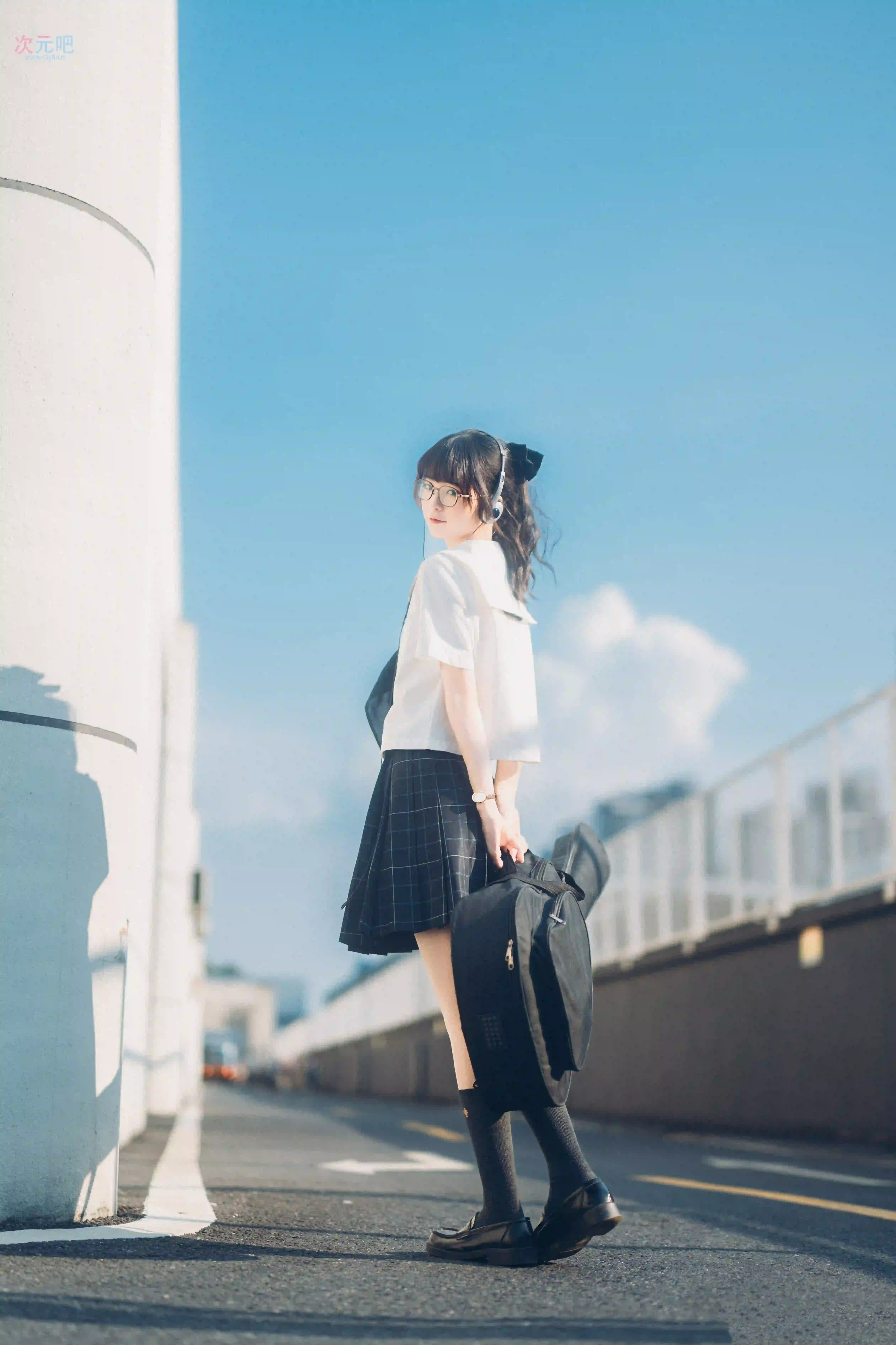 图片[8]-二次元COS分享[JK]JK少女与吉他，奏响青春的旋律-二次元COS分享次元吧