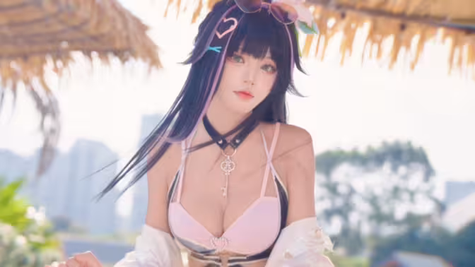 听说泳装和镰刀更配-二次元COS分享次元吧