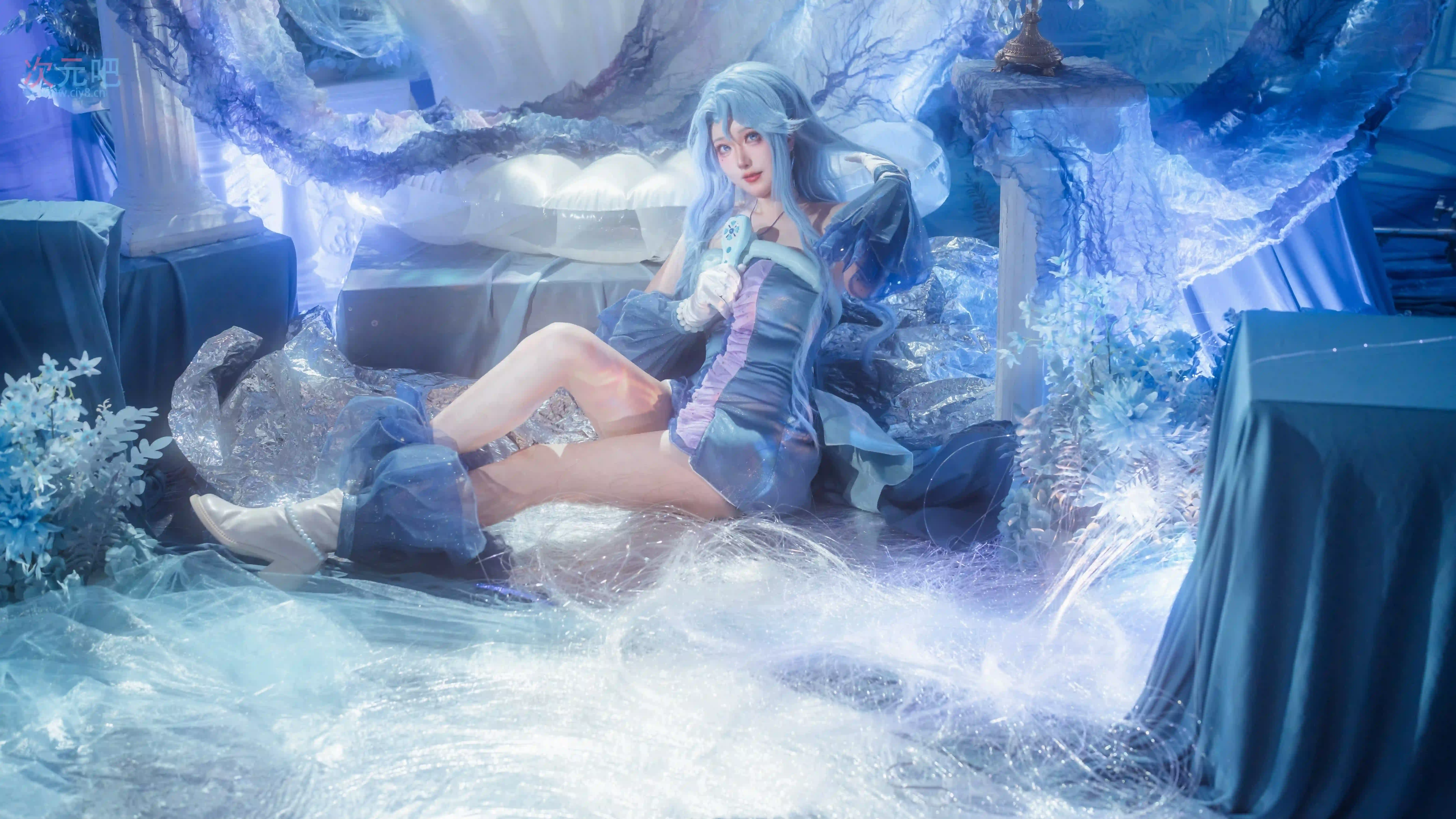 [COSplay]北冰洋的真珠美人鱼公主-二次元COS分享次元吧