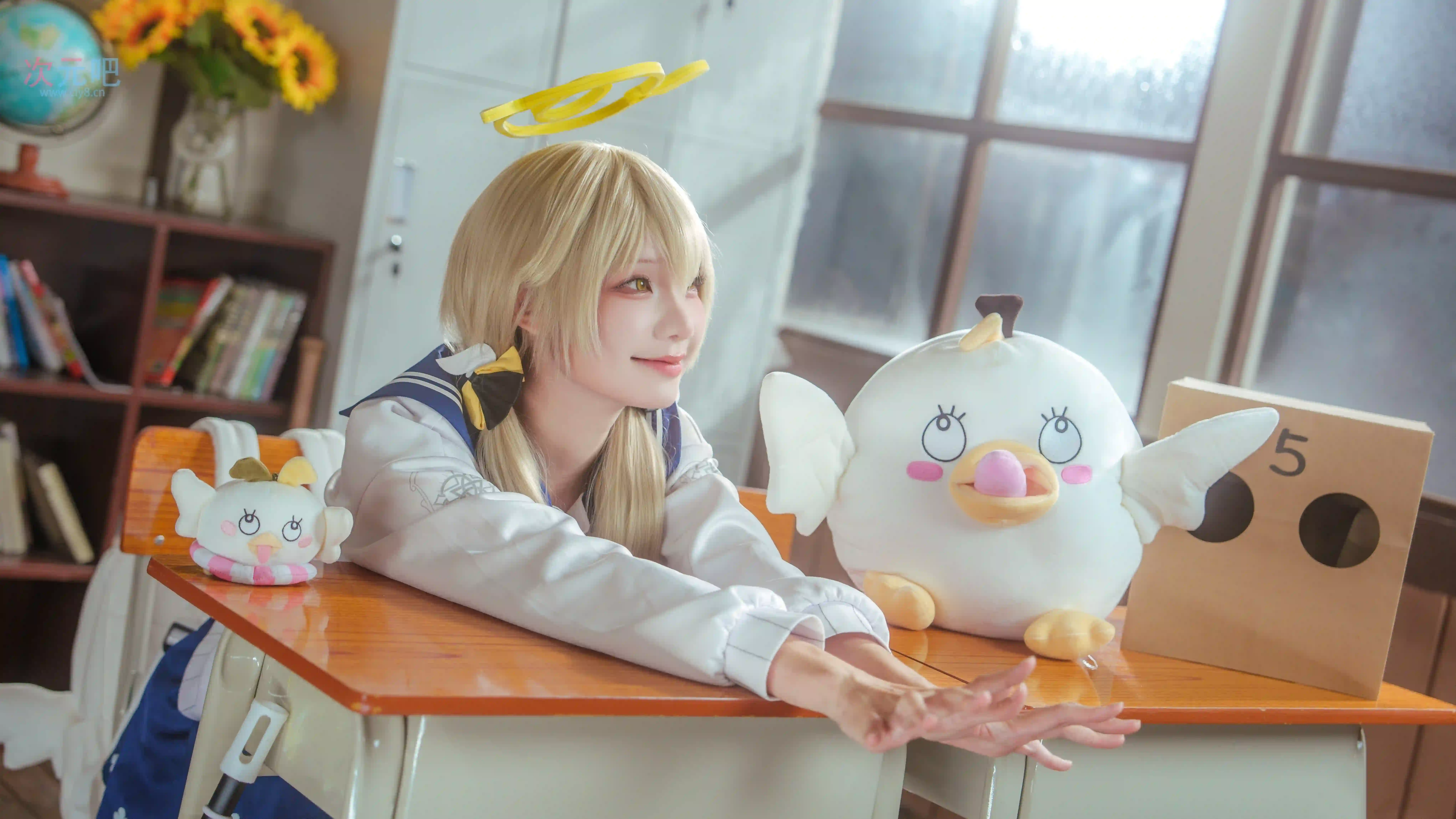 图片[1]-二次元COS分享[COSplay]今天也有在和大家一起好好学习喔-二次元COS分享次元吧