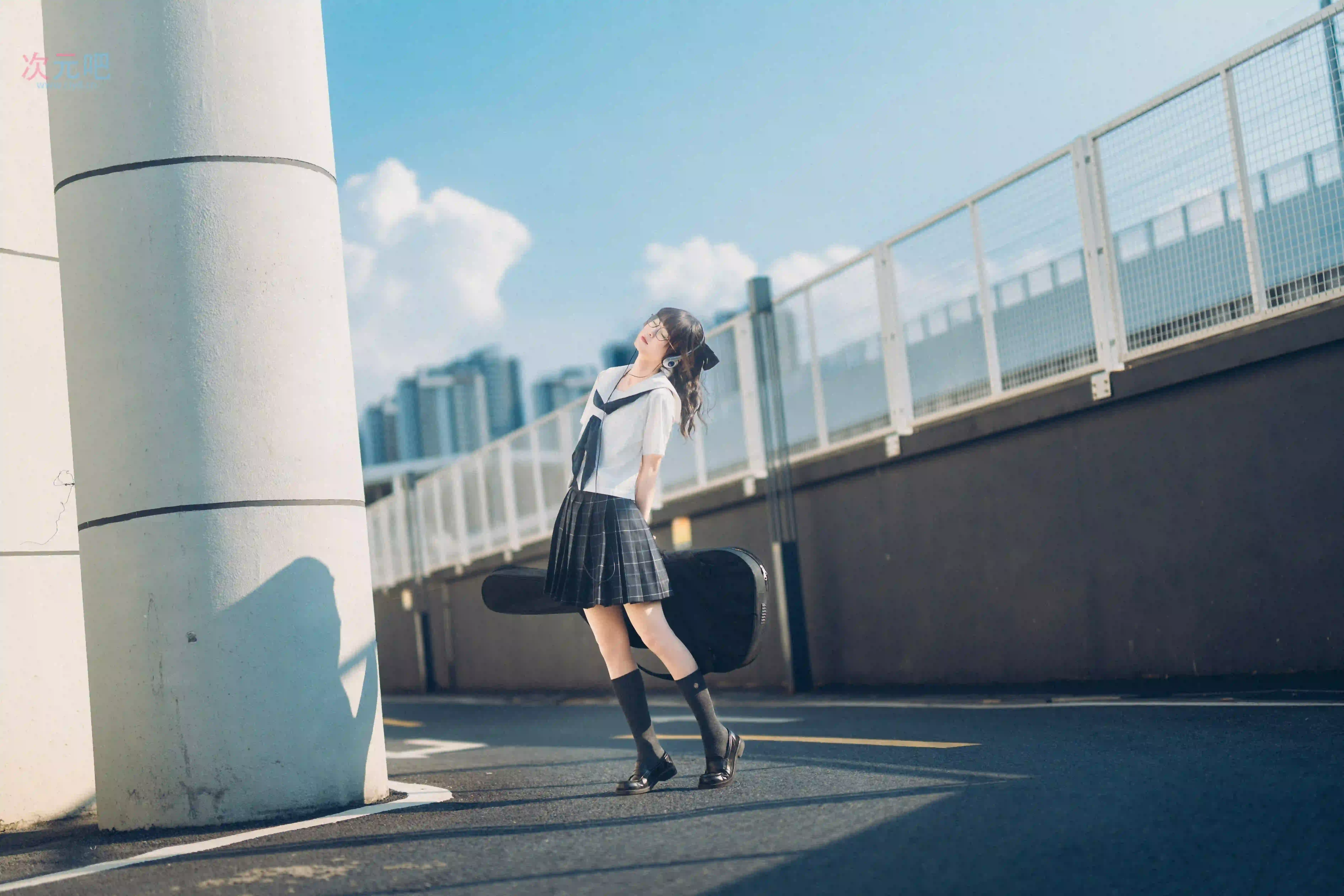 图片[6]-二次元COS分享[JK]JK少女与吉他，奏响青春的旋律-二次元COS分享次元吧