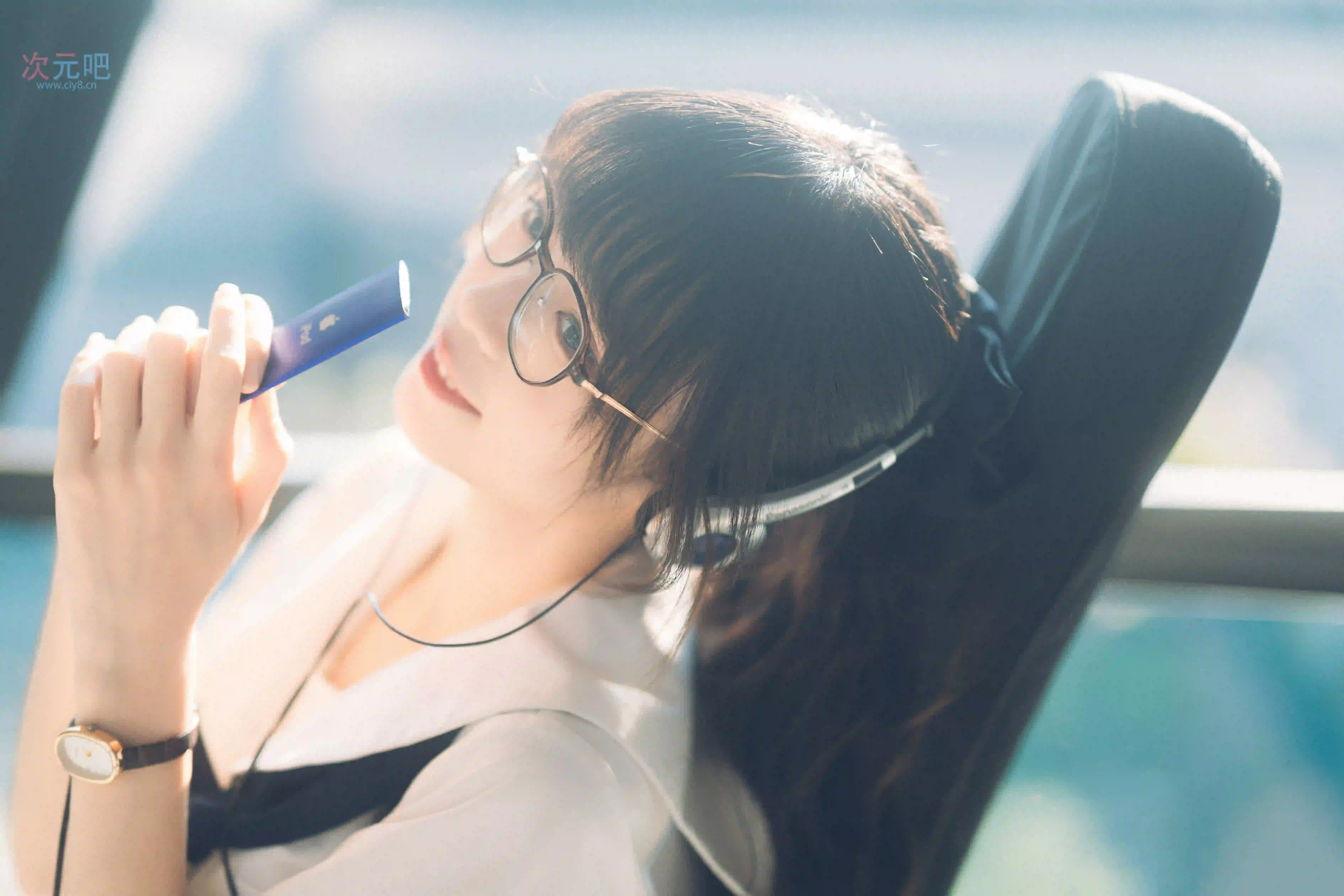 [JK]JK少女与吉他，奏响青春的旋律-二次元COS分享次元吧