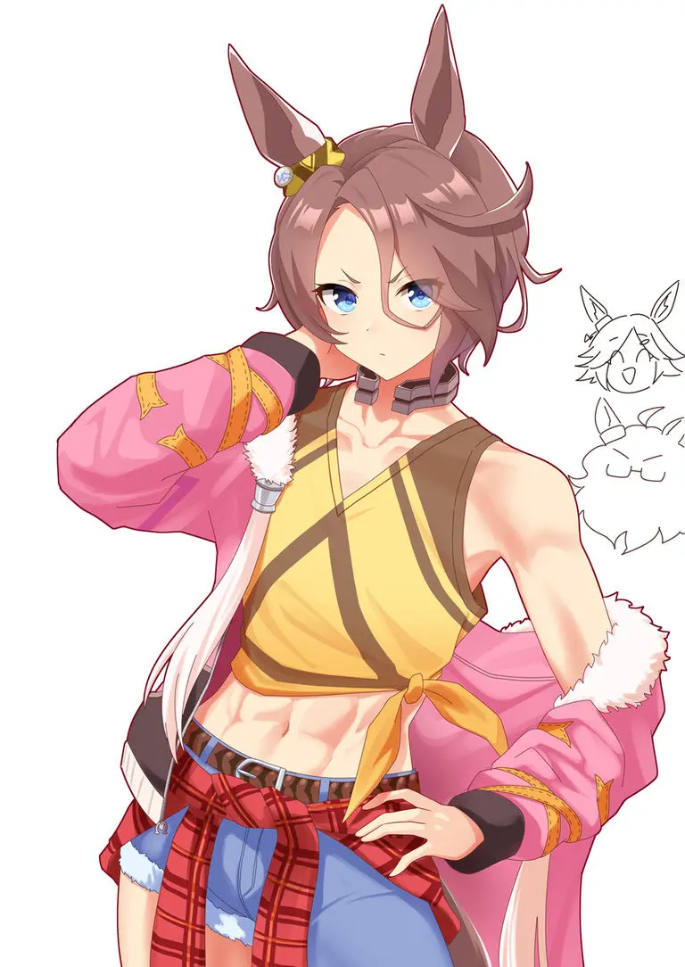 图片[9]-二次元COS分享[P站插画]超可爱的衣摆小巧思♡ – 「绑起衣摆」插画特辑-二次元COS分享次元吧