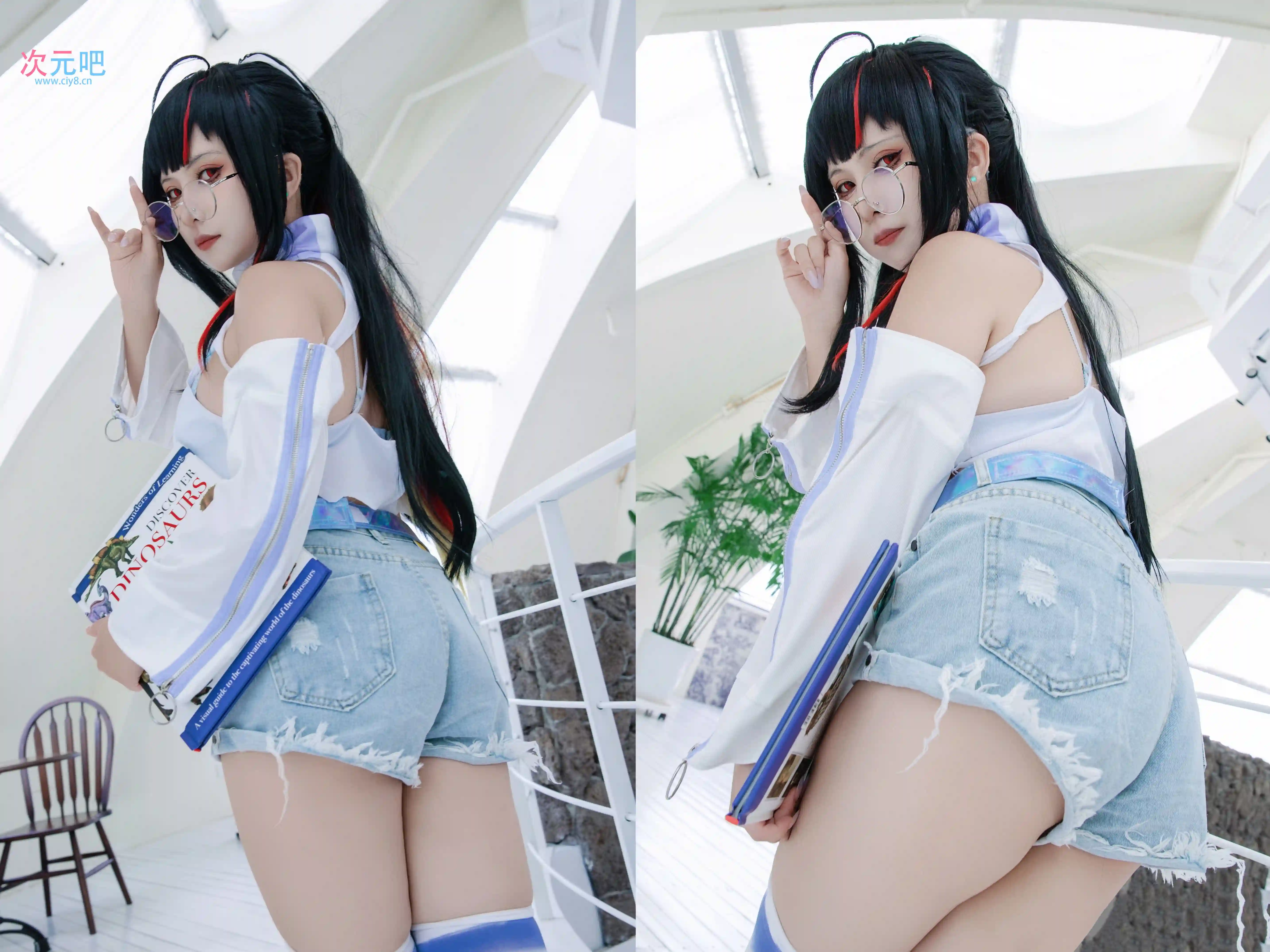 图片[6]-二次元COS分享[COSplay]难得的休假，小弟，要不要来一起看书？你问我在看什么……-二次元COS分享次元吧