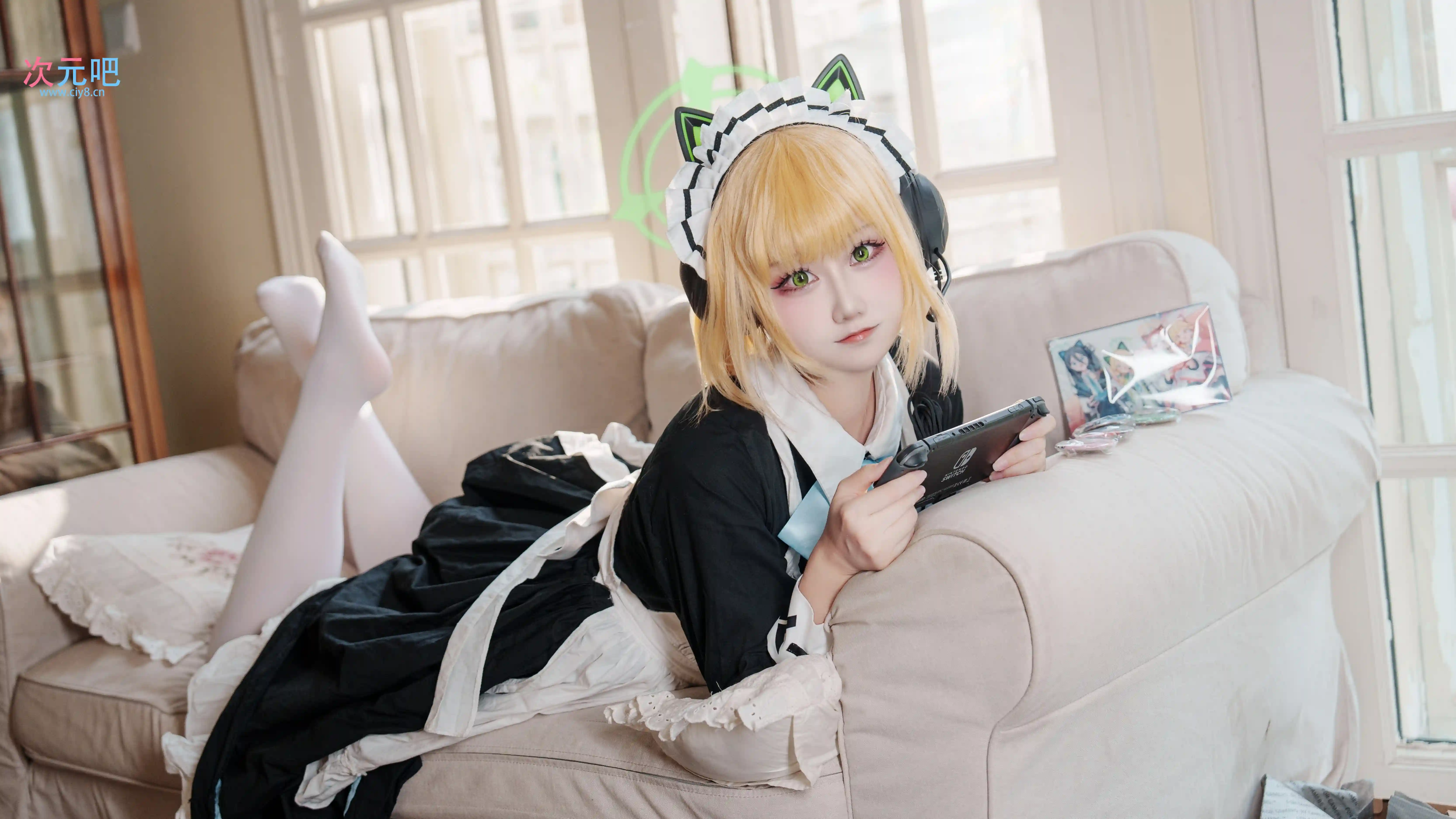 图片[1]-二次元COS分享lunananya – 蔚蓝档案 才羽绿璃-二次元COS分享次元吧