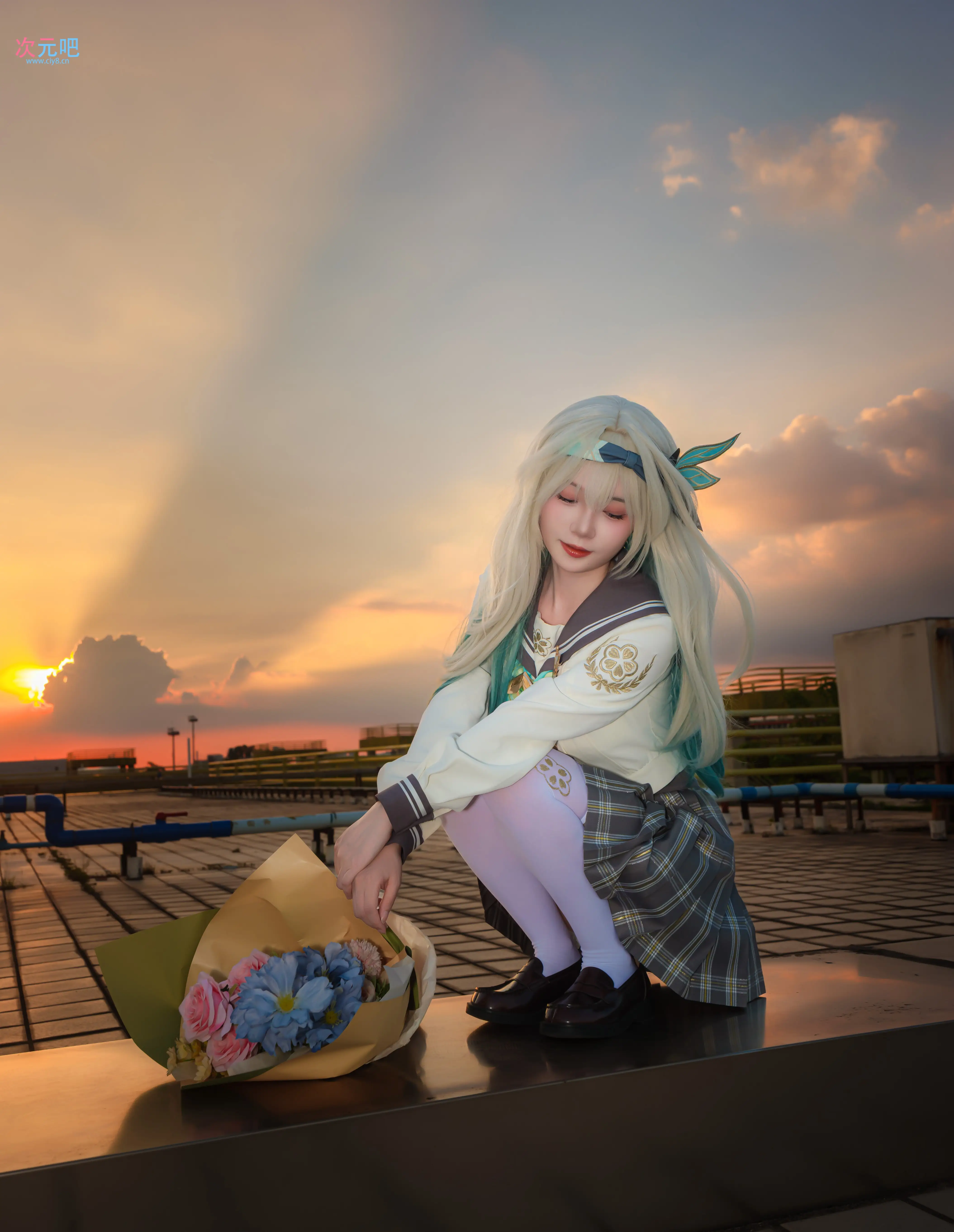 图片[4]-二次元COS分享[COSplay]和流萤一起看绝美夕阳-二次元COS分享次元吧