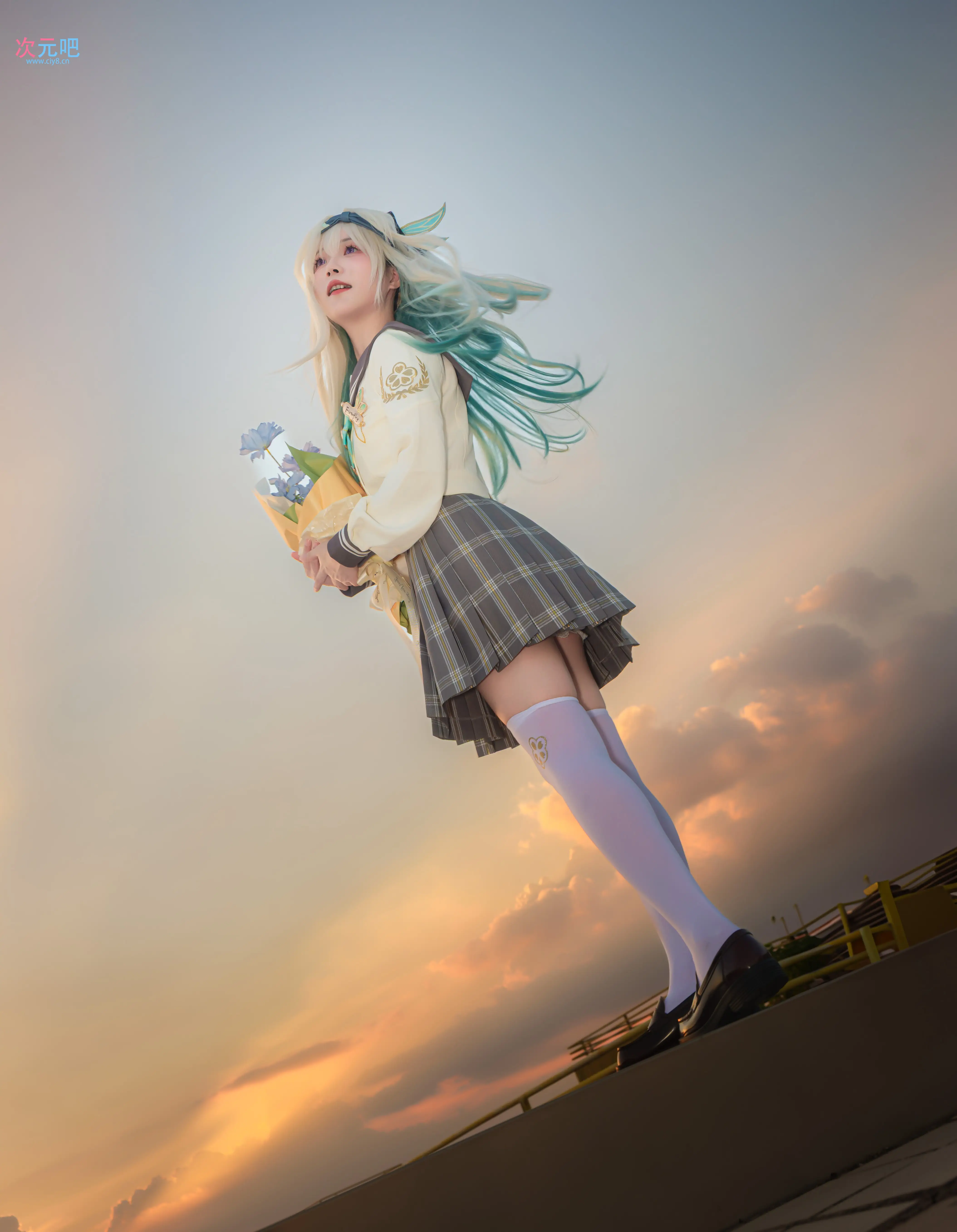 图片[2]-二次元COS分享[COSplay]和流萤一起看绝美夕阳-二次元COS分享次元吧