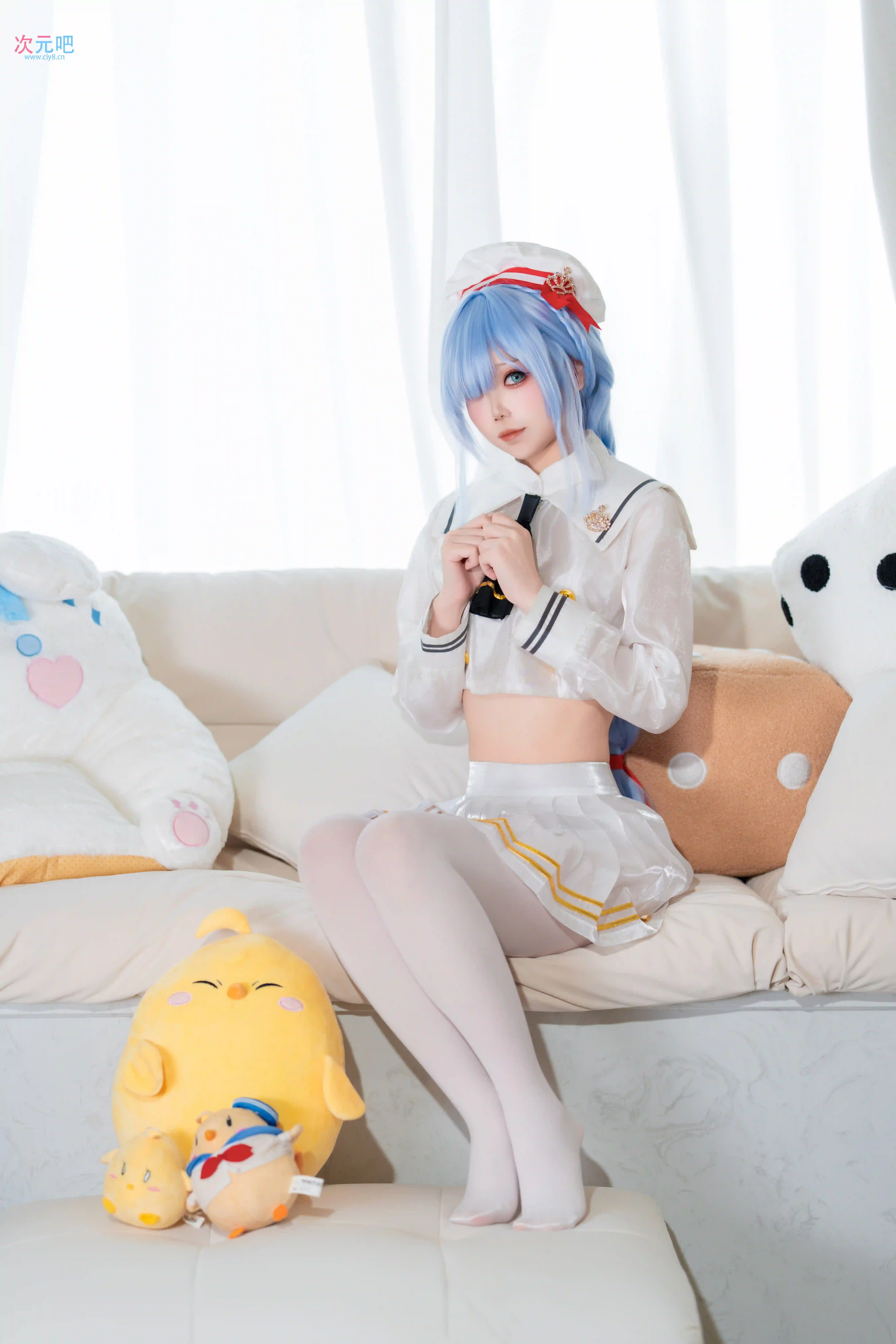 图片[2]-二次元COS分享[COSplay]指挥官，不能看那里！…呼…没，没什么！才没有把日记藏在那里…呜…-二次元COS分享次元吧