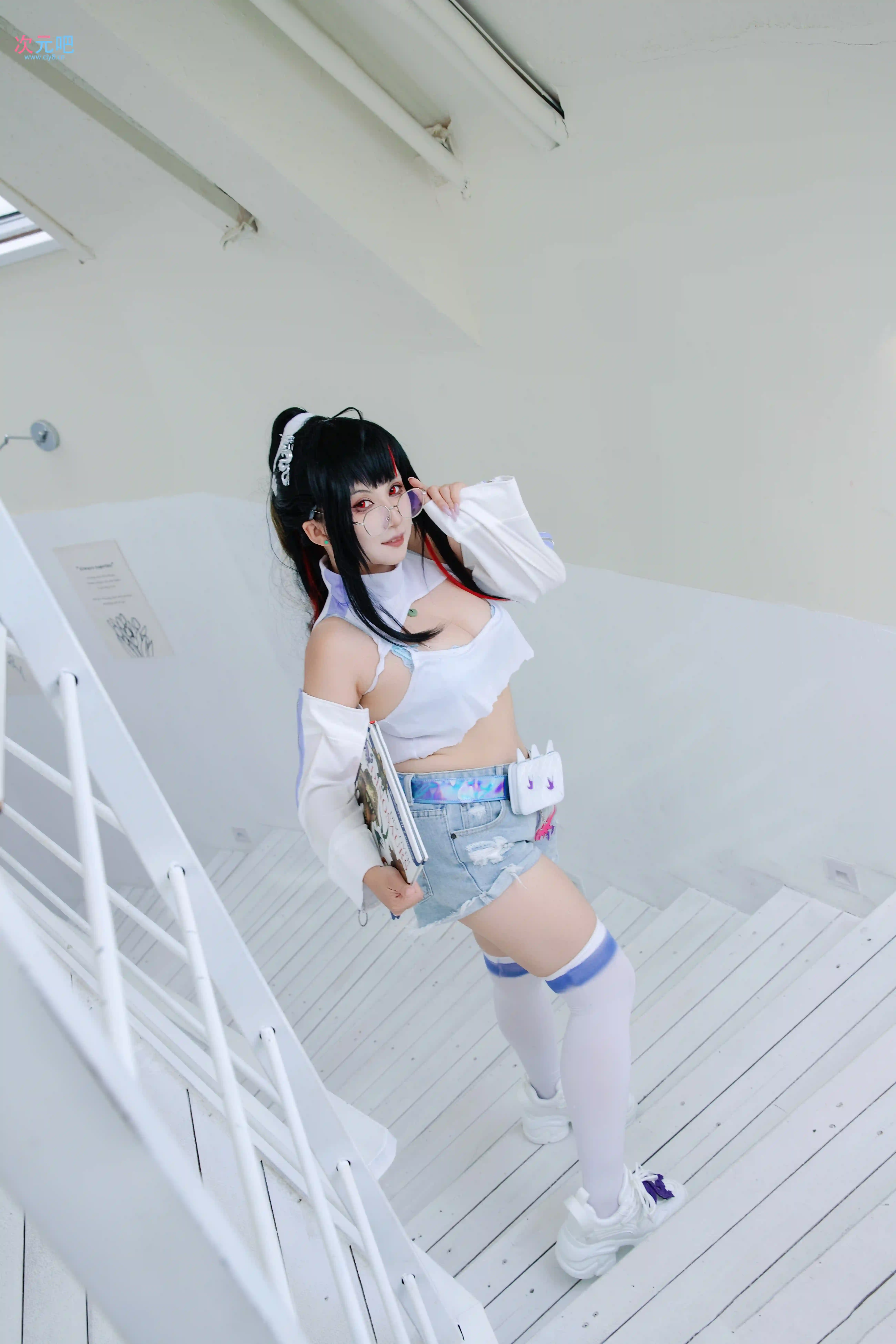 图片[3]-二次元COS分享[COSplay]难得的休假，小弟，要不要来一起看书？你问我在看什么……-二次元COS分享次元吧