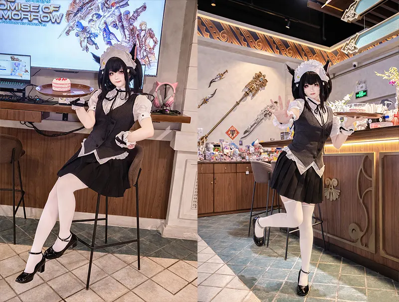 [COSplay]听说海德林新招了个猫娘服务员？ ​​​-二次元COS分享次元吧