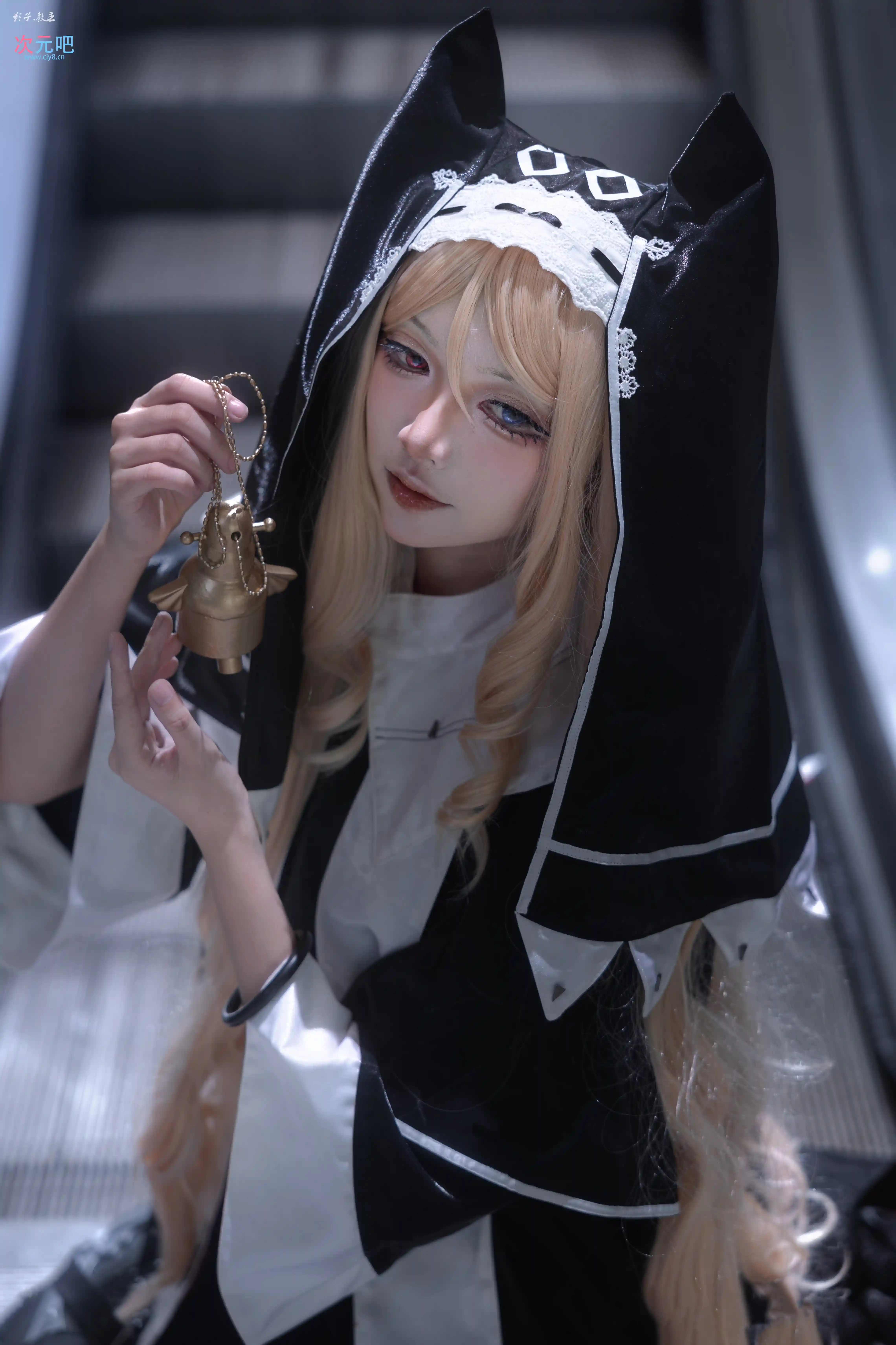 图片[8]-二次元COS分享[COSplay]麦穗藏虔信，黑袍映圣光 心向兰登处，弦鸣绕穹苍-二次元COS分享次元吧