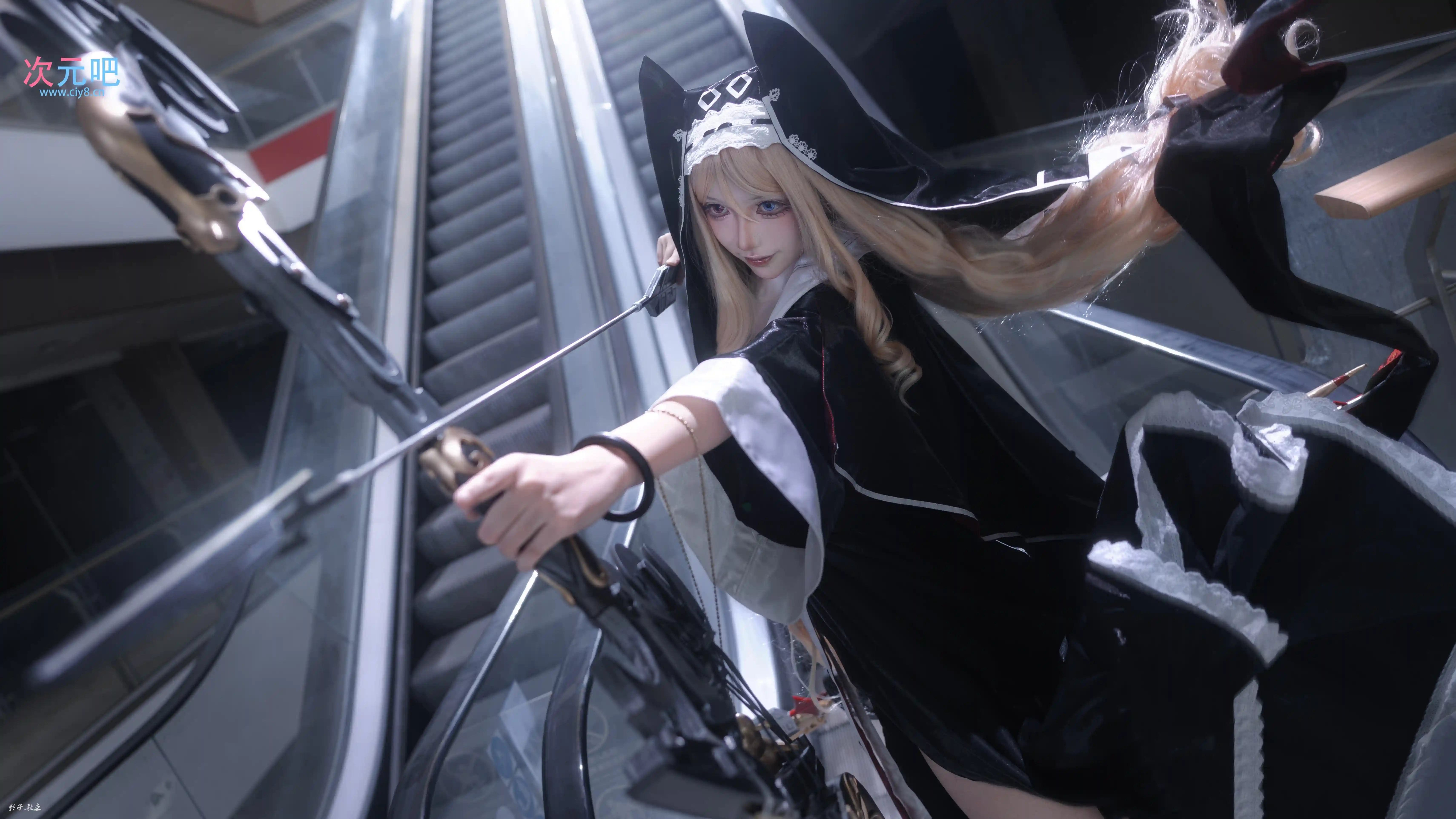 图片[4]-二次元COS分享[COSplay]麦穗藏虔信，黑袍映圣光 心向兰登处，弦鸣绕穹苍-二次元COS分享次元吧