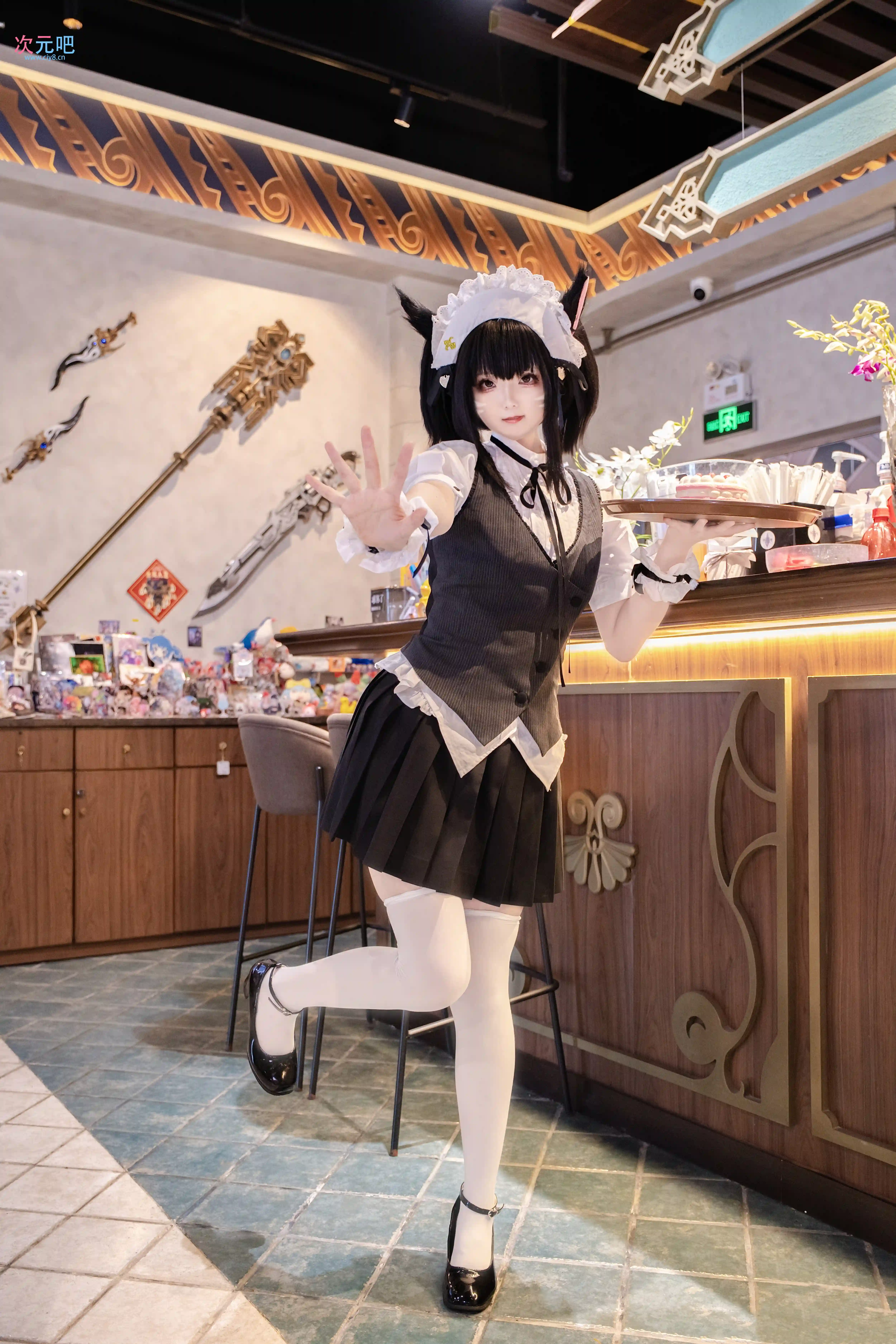 图片[6]-二次元COS分享[COSplay]听说海德林新招了个猫娘服务员？ ​​​-二次元COS分享次元吧