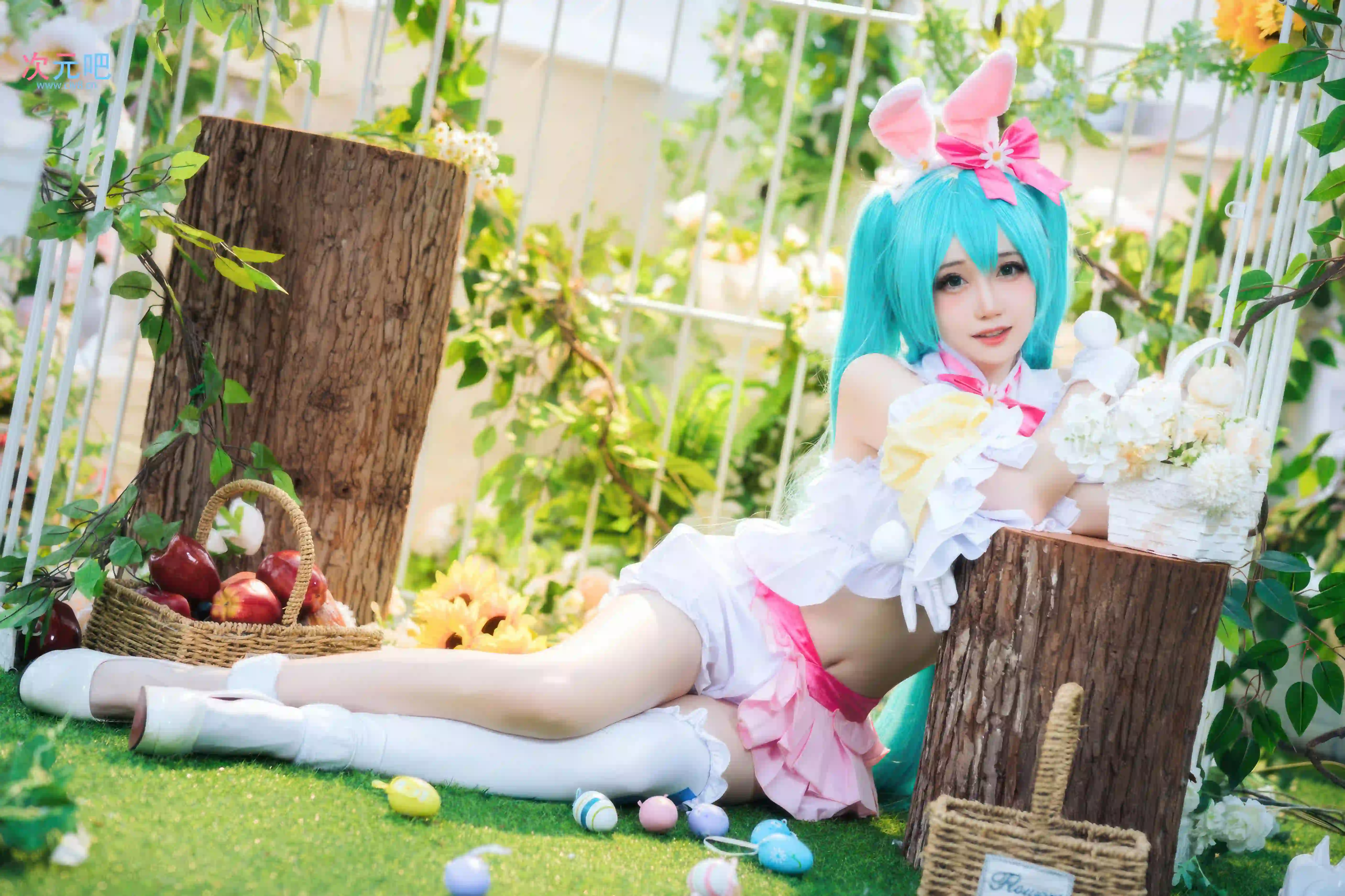 焖焖碳 - VOCALOID 初音未来 复活节兔子-二次元COS分享次元吧
