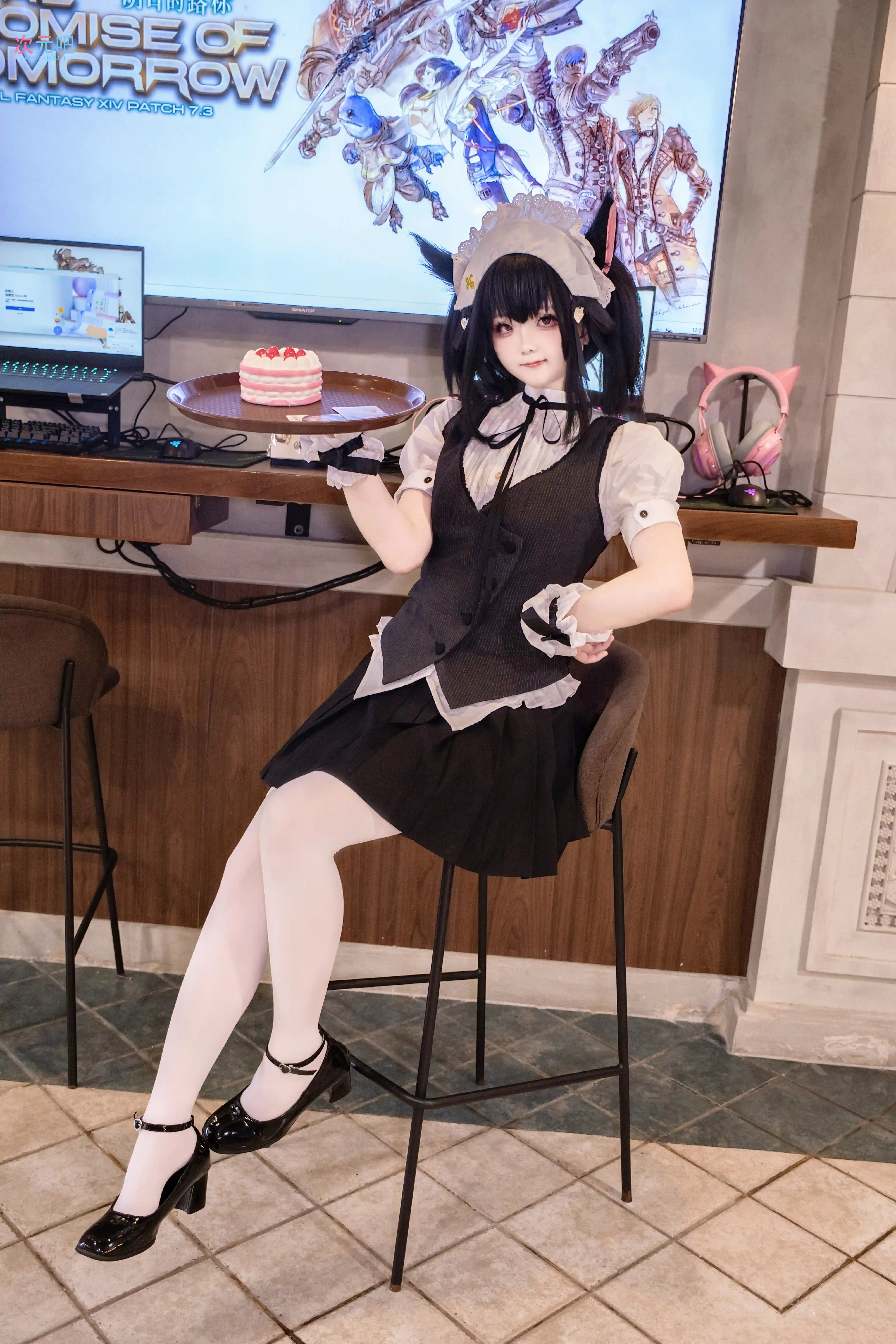 图片[3]-二次元COS分享[COSplay]听说海德林新招了个猫娘服务员？ ​​​-二次元COS分享次元吧