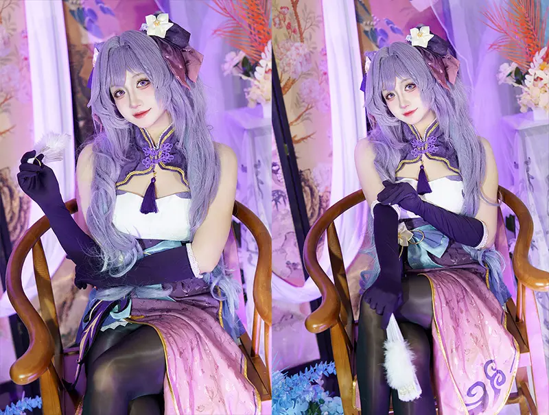 [COSplay]又出了最喜欢的刻晴宝宝-二次元COS分享次元吧