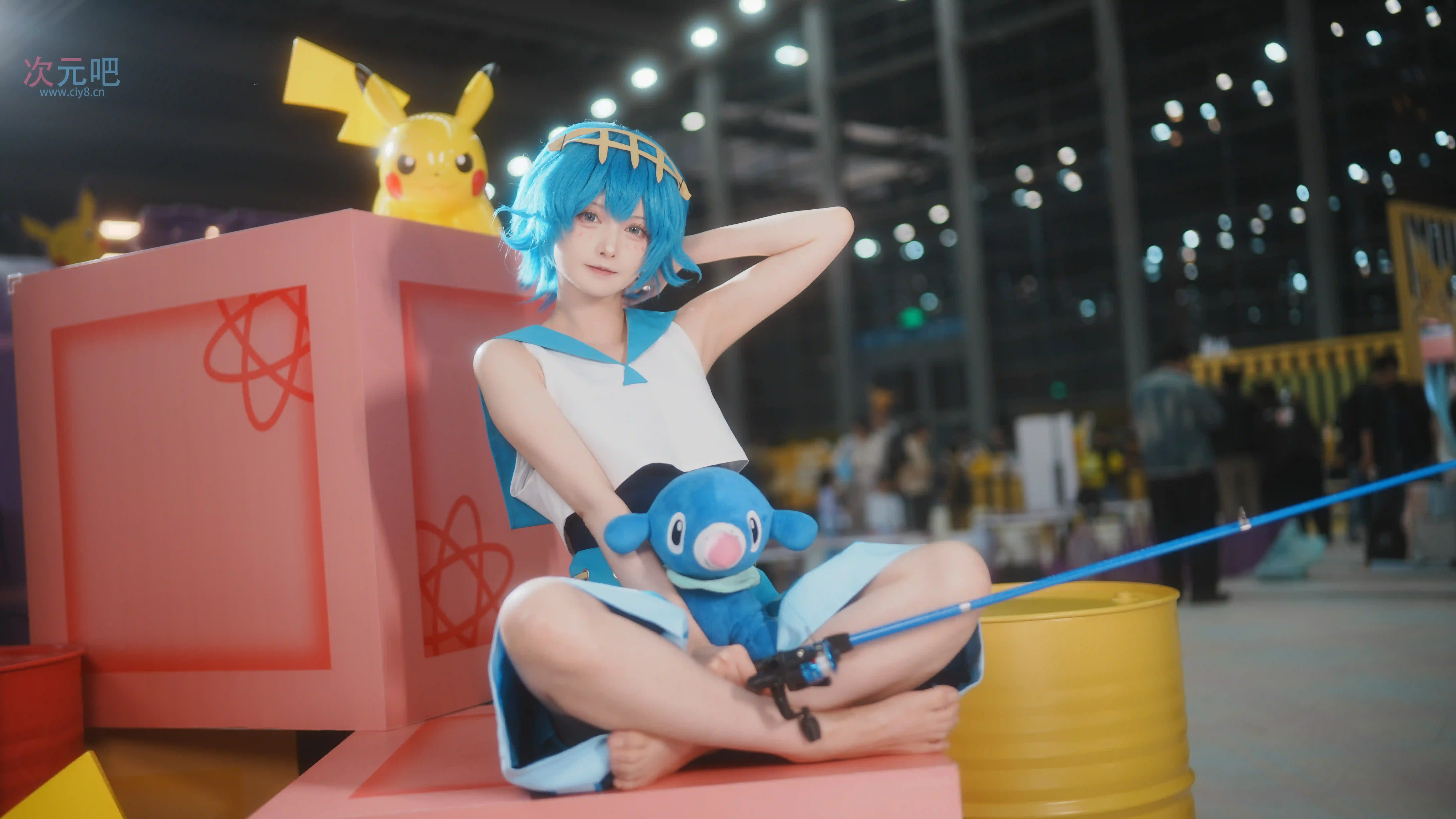 图片[2]-二次元COS分享[COSplay]和水莲一起去钓鱼吧！-二次元COS分享次元吧