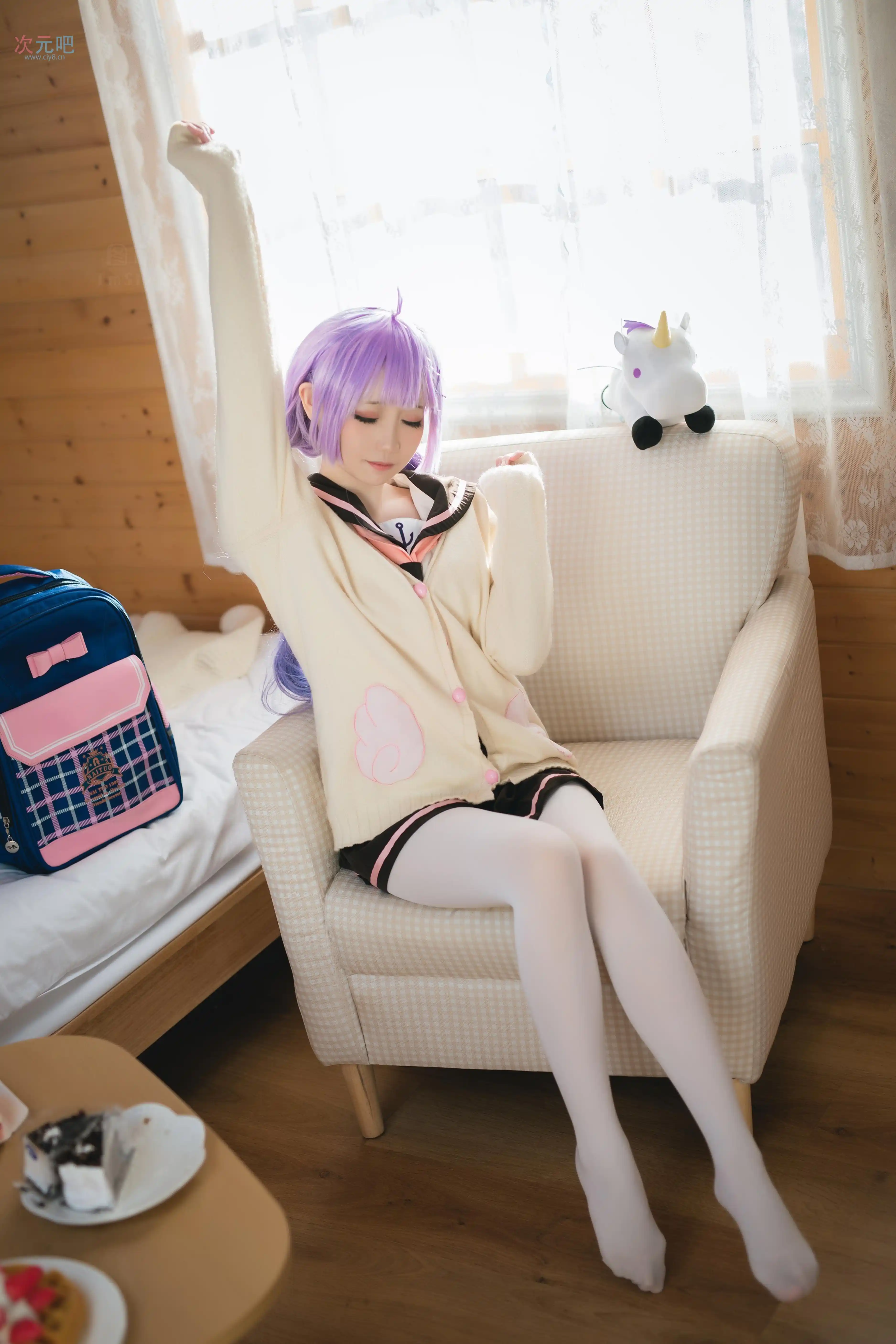 图片[3]-二次元COS分享焖焖碳 – 独角兽JK制服-二次元COS分享次元吧