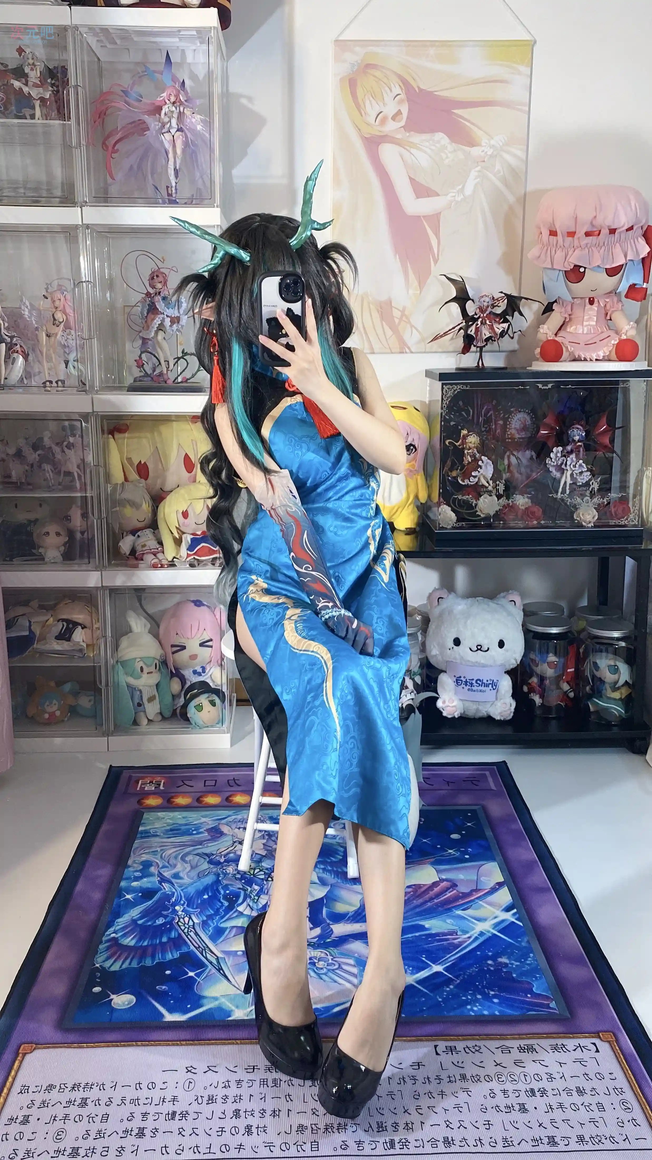 图片[2]-二次元COS分享白栎Shirly – 明日方舟 夕 染尘烟旗袍-二次元COS分享次元吧