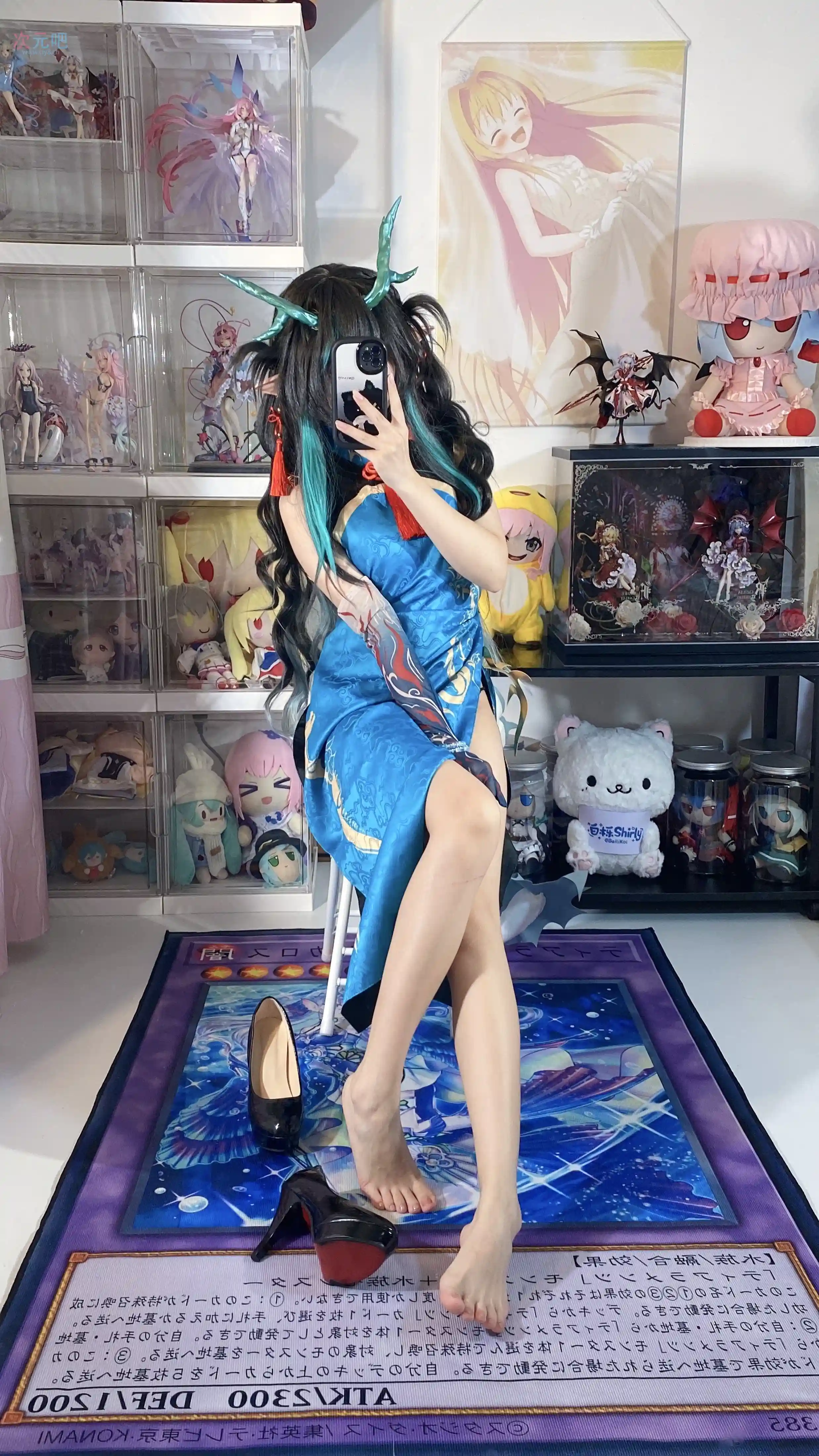 图片[3]-二次元COS分享白栎Shirly – 明日方舟 夕 染尘烟旗袍-二次元COS分享次元吧